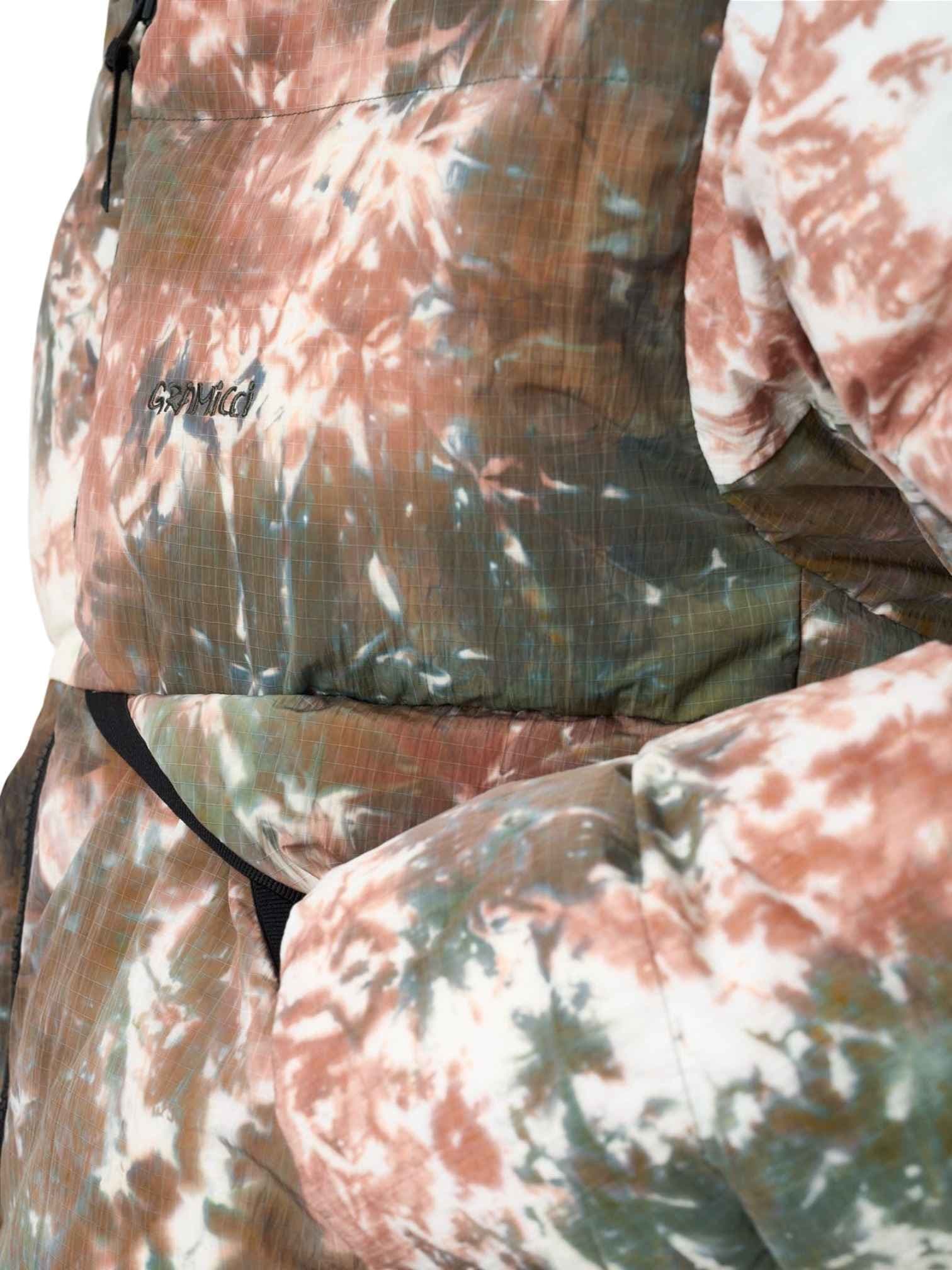 GRAMICCI Gramicci Down puffer hooded jacket piumino invernale con cappuccio - tie dye - 4
