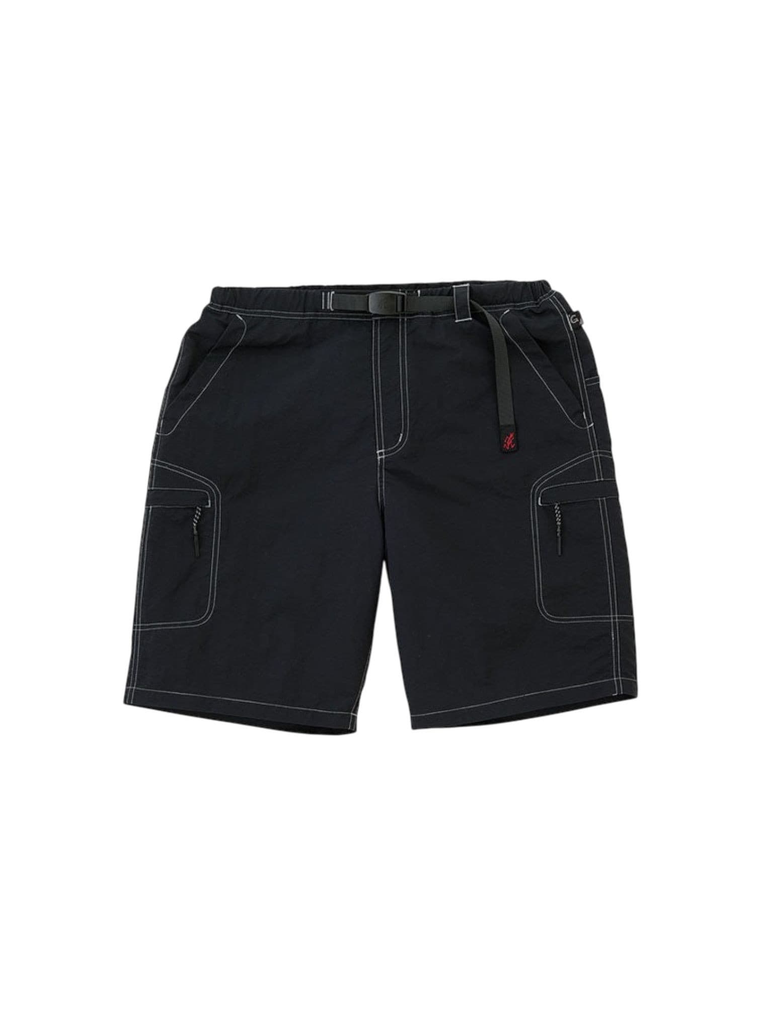 GRAMICCI Gramicci Nylon cliff shorts con tasconi e con cinturino integrato - black - 4