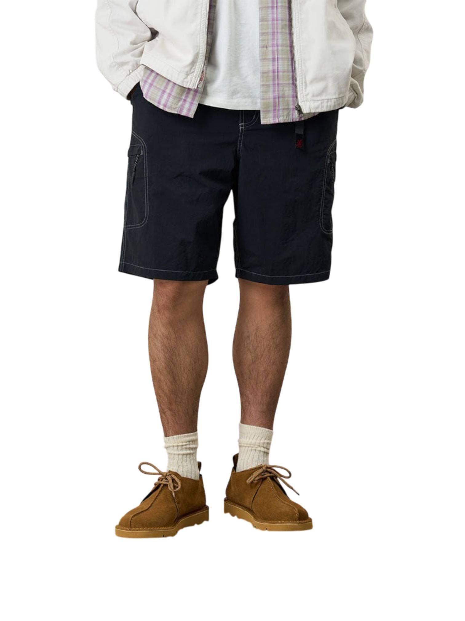 GRAMICCI Gramicci Nylon cliff shorts con tasconi e con cinturino integrato - black - 3