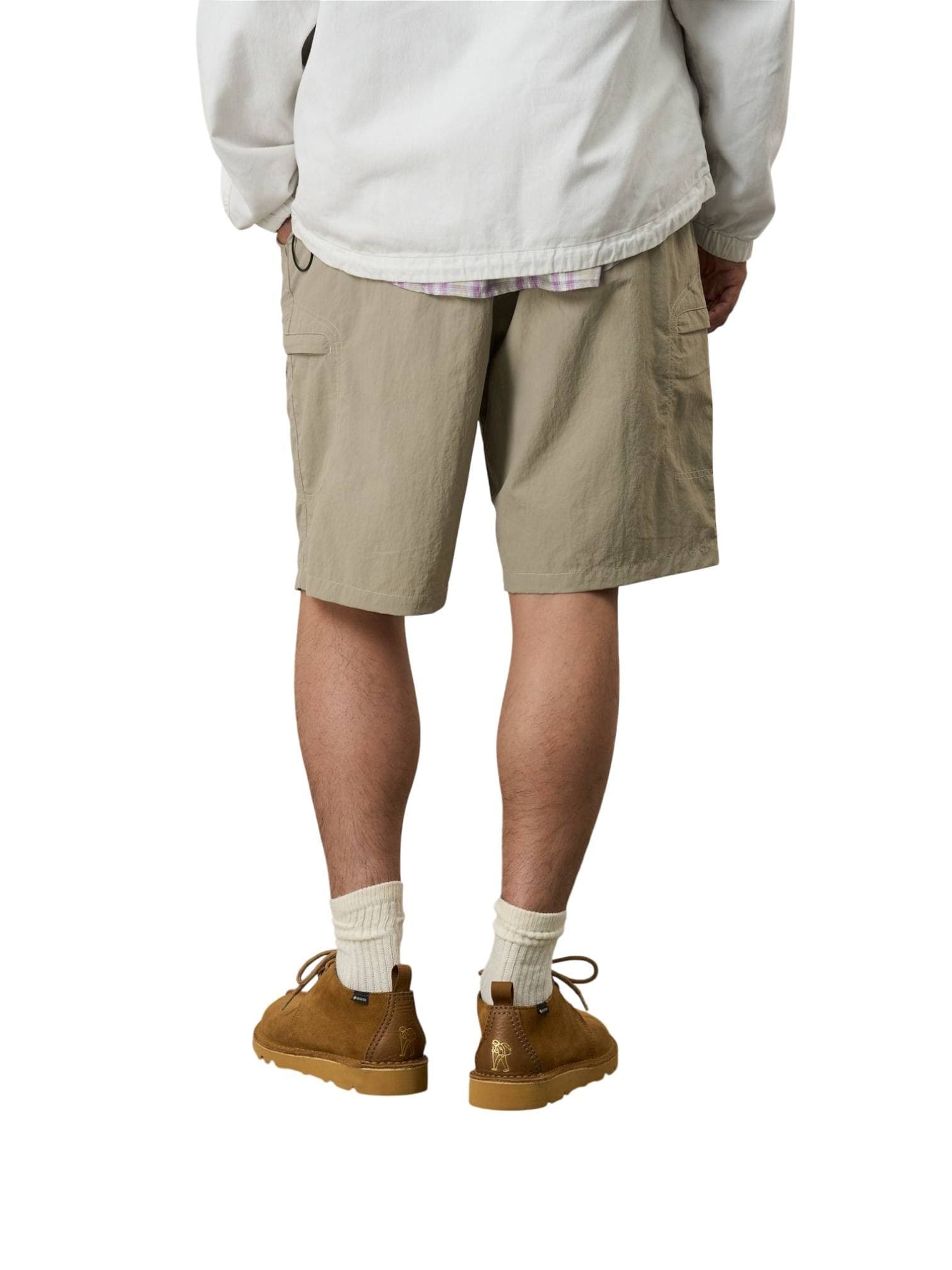 GRAMICCI Gramicci Nylon cliff shorts con tasconi e con cinturino integrato - milk tea - 4