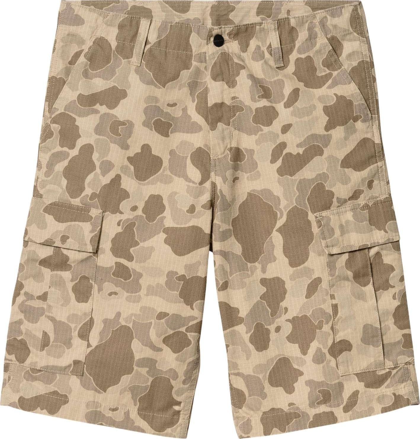 CARHARTT WIP Carhartt Wip Regular Cargo Short bermuda con tasconi in cotone - Camo Duck/Desert rinsed - 2