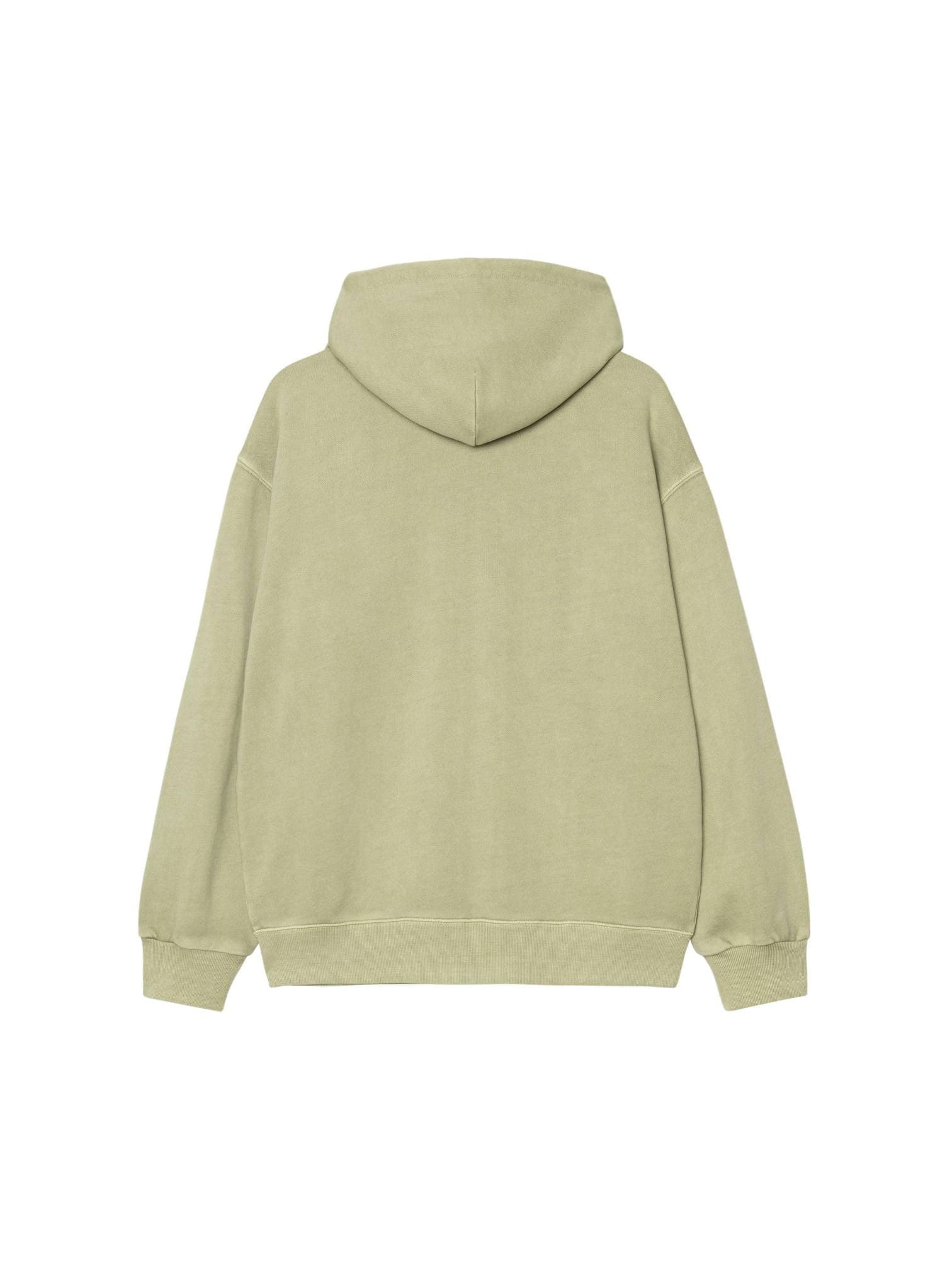 CARHARTT WIP Carhartt Wip Hooded Nelson Jacket felpa con zip e cappuccio - Gentle green garment dyed - 2