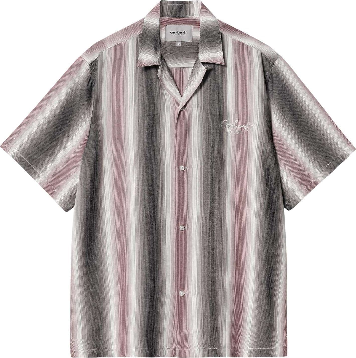 CARHARTT WIP Carhartt Wip S/S Dashner stripe Shirt camicia maniche corte a righe - Graphite / White - 3