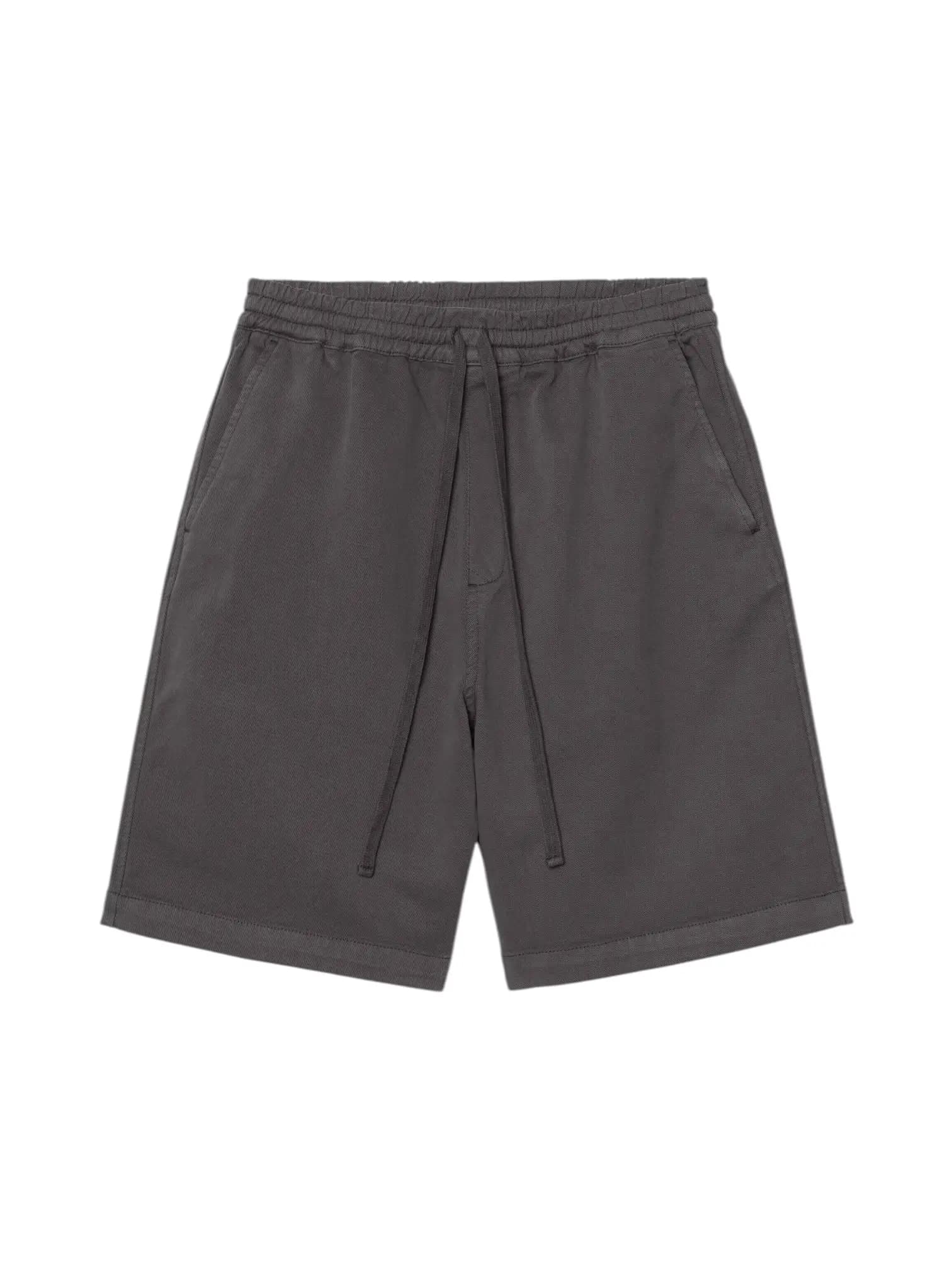 CARHARTT WIP Carhartt Wip Floyde Short pantalocini in cotone con elastico in vita - Graphite garment dyed - 2