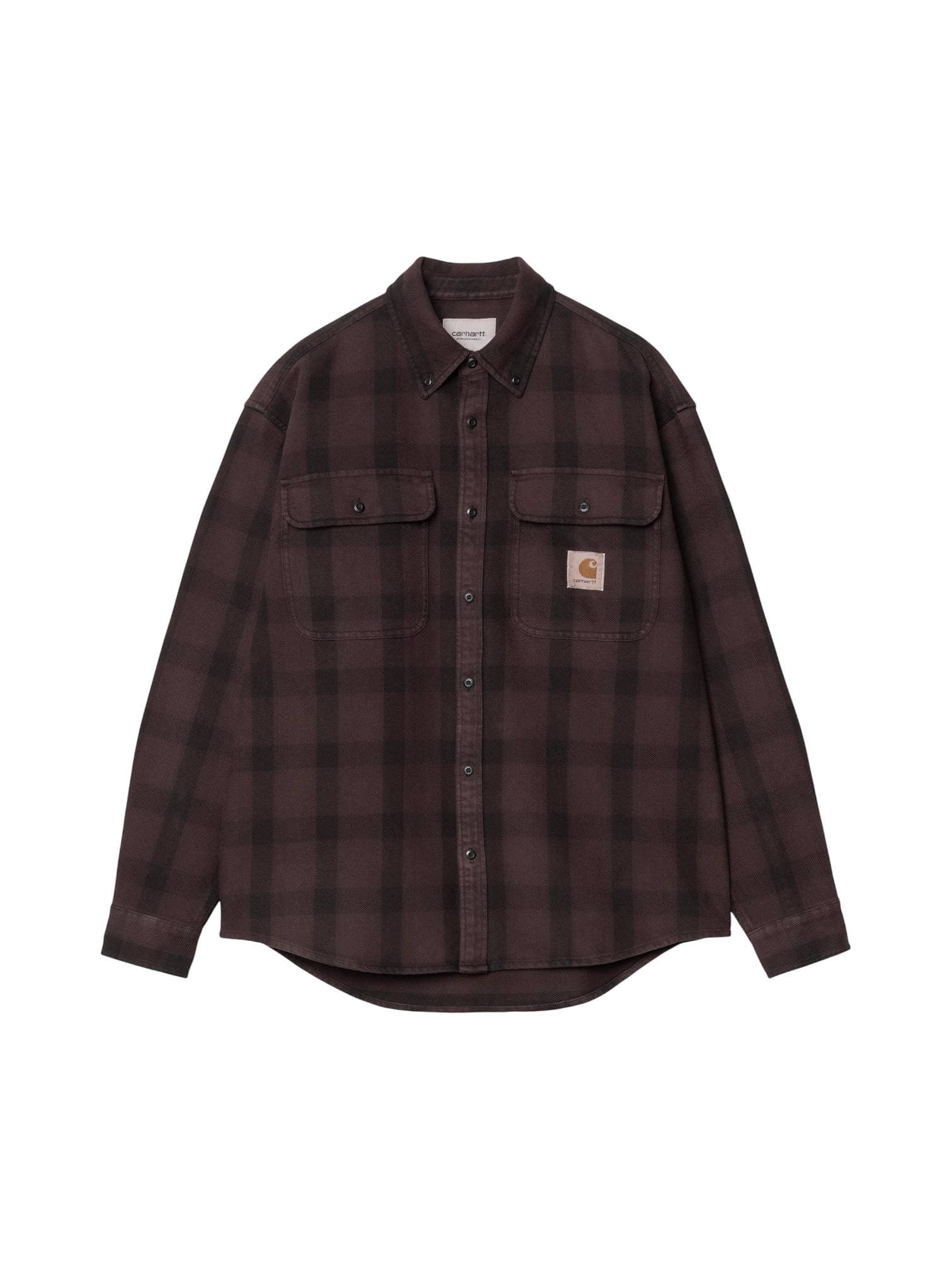 CARHARTT WIP Carhartt Wip L/S Edmands check Shirt camicione a quadri in cotone - Natural / Palisander - 6