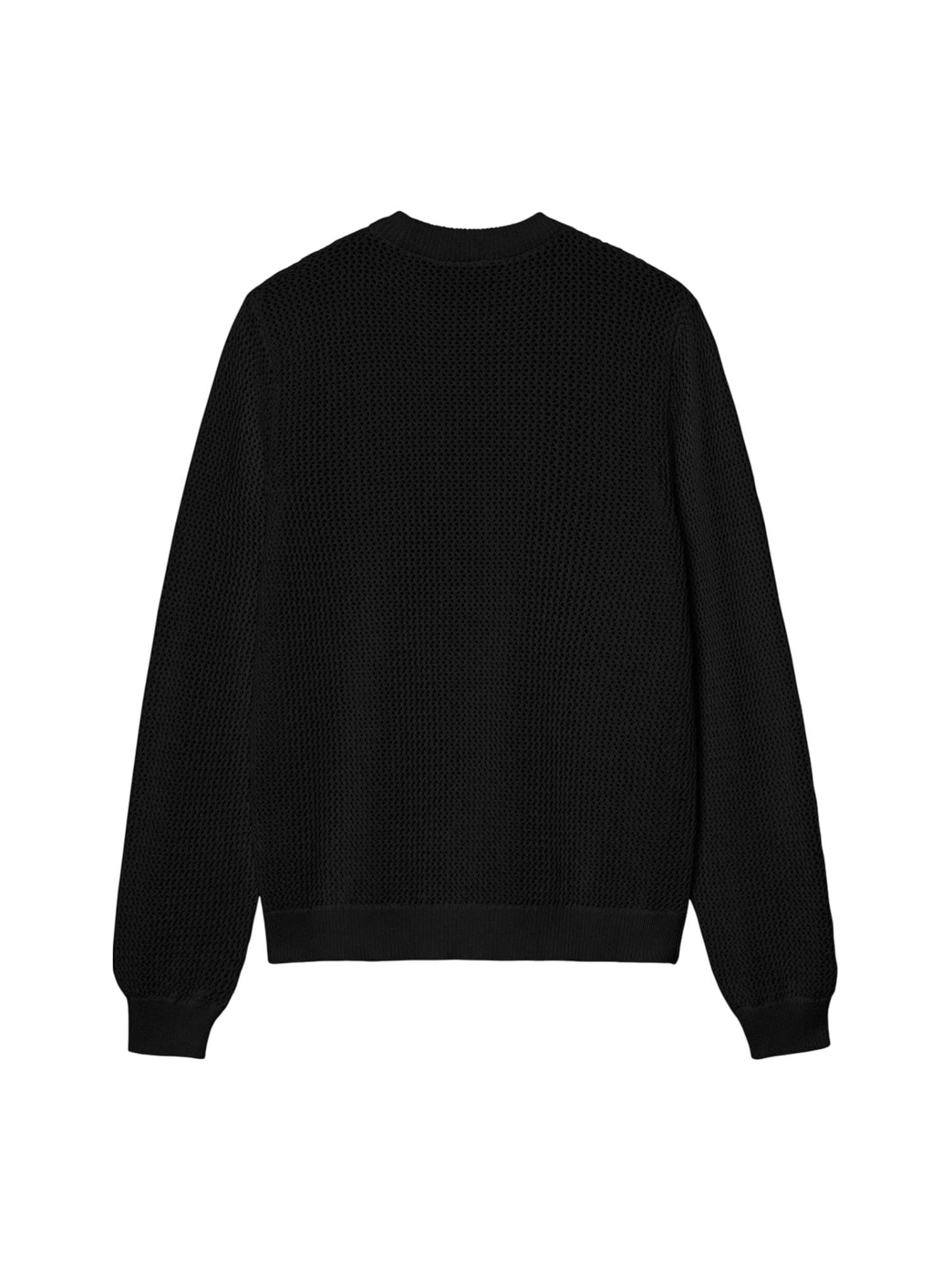 CARHARTT WIP Carhartt Wip Stockton Sweater maglioncino da uomo a uncinetto - Black - 2