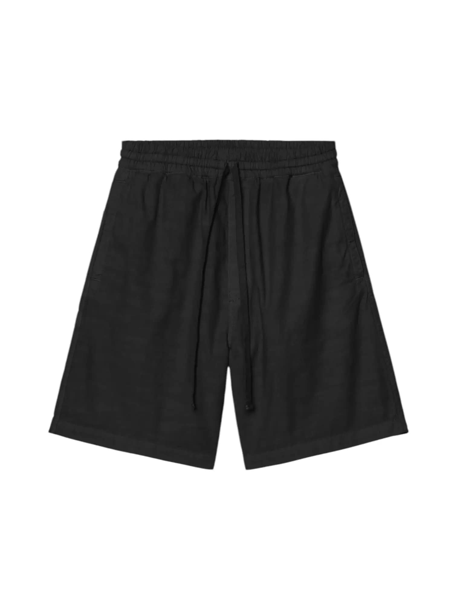 CARHARTT WIP Carhartt Wip Rainer Shorts bermuda in cotone con elastico in vita - black garment dyed - 2