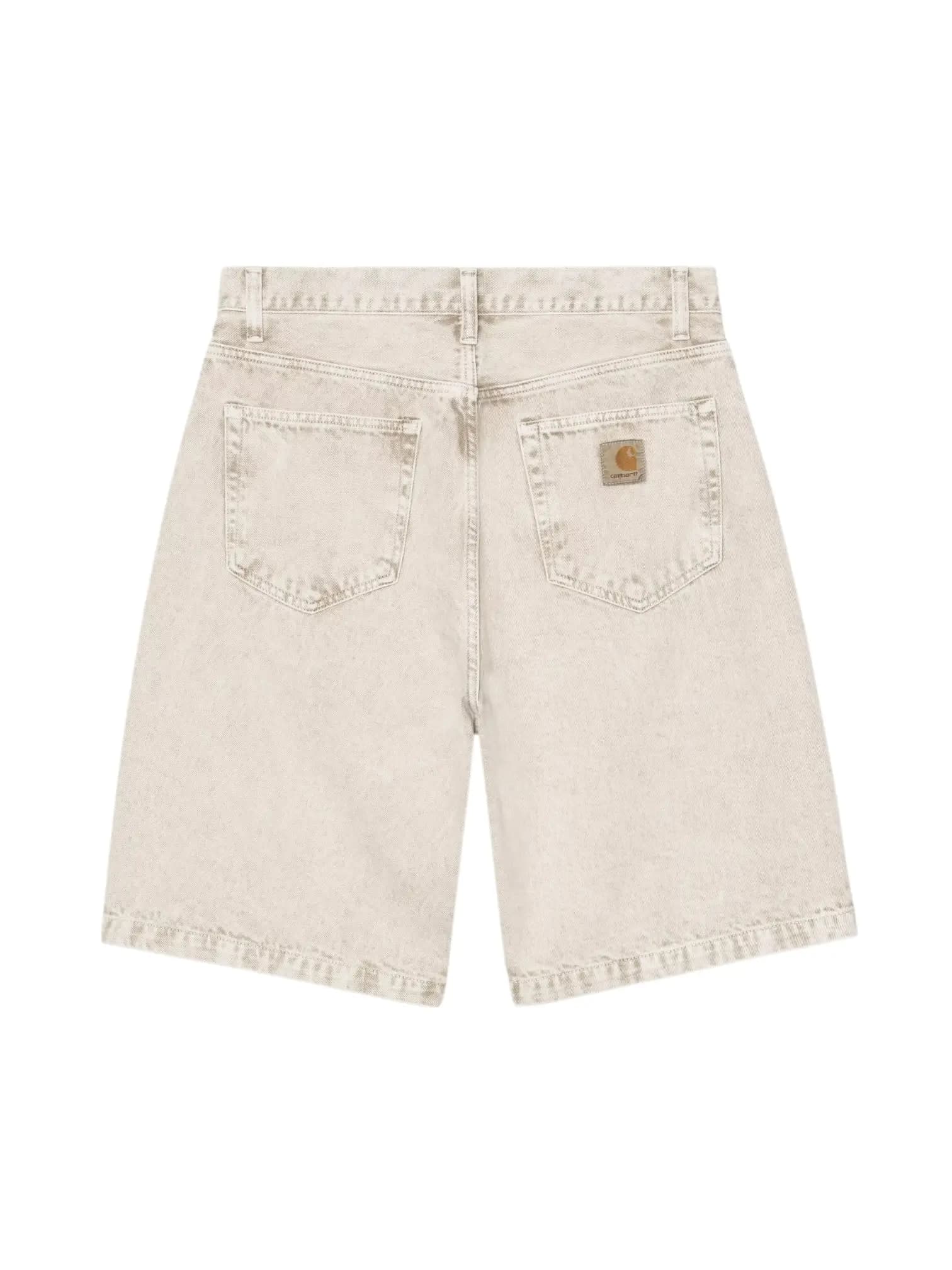 CARHARTT WIP Carhartt Wip Landon Short pantaloni corti di jeans baggy - Opuntia chalk washed - 3