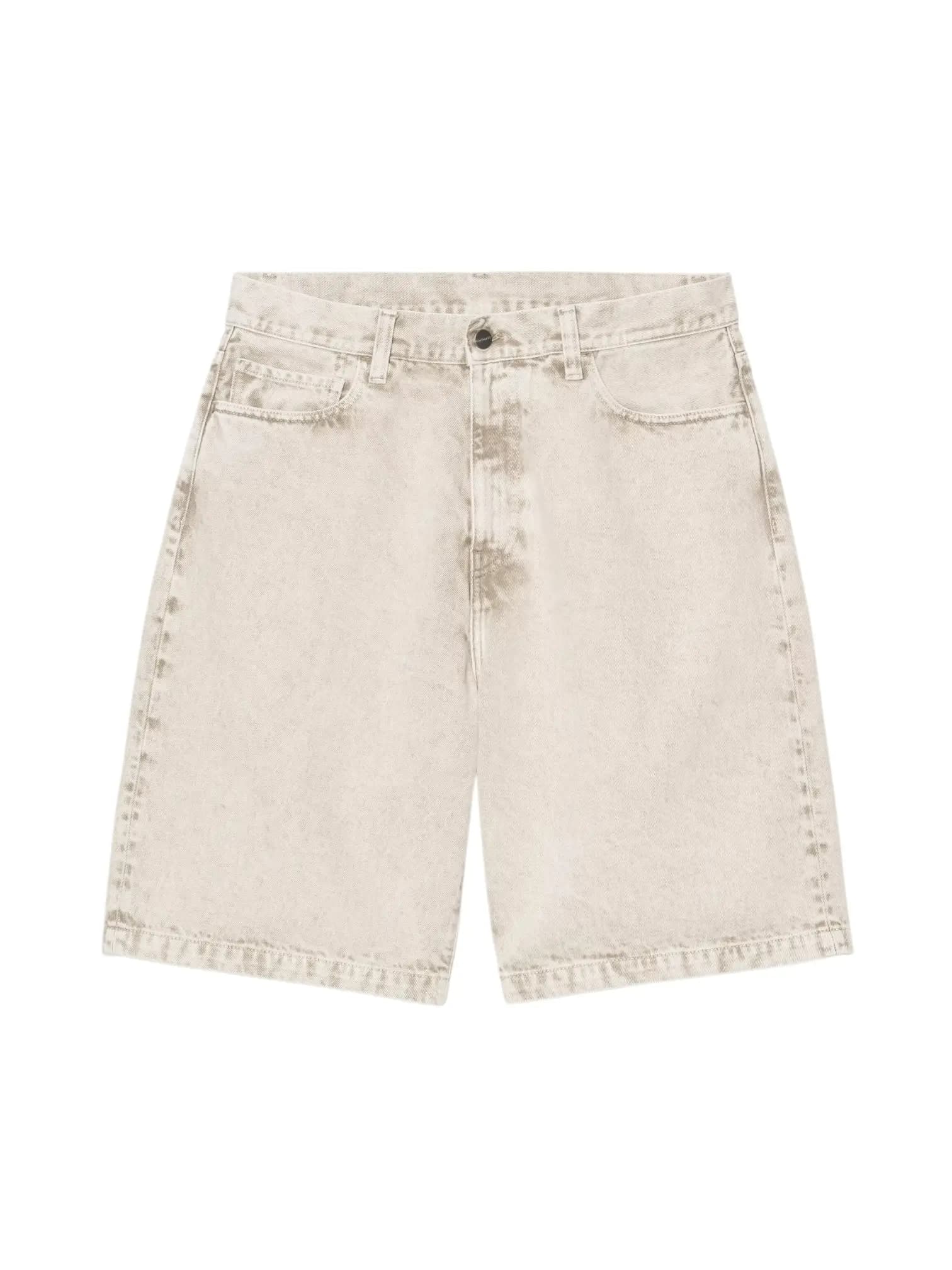 CARHARTT WIP Carhartt Wip Landon Short pantaloni corti di jeans baggy - Opuntia chalk washed - 2