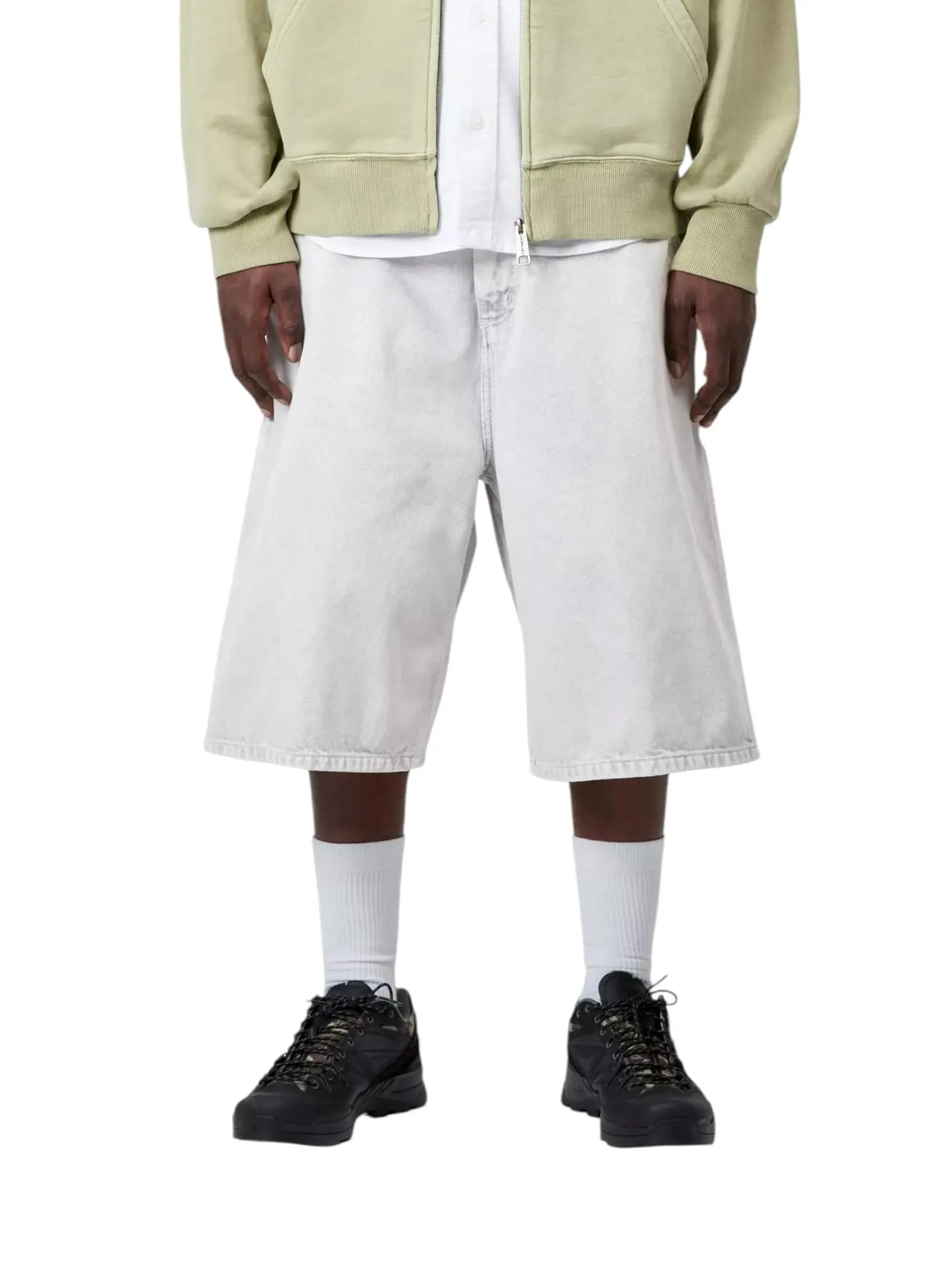 CARHARTT WIP Carhartt Wip OG Single Knee Short pantaloni corti di jeans - Black chalk washed - 3
