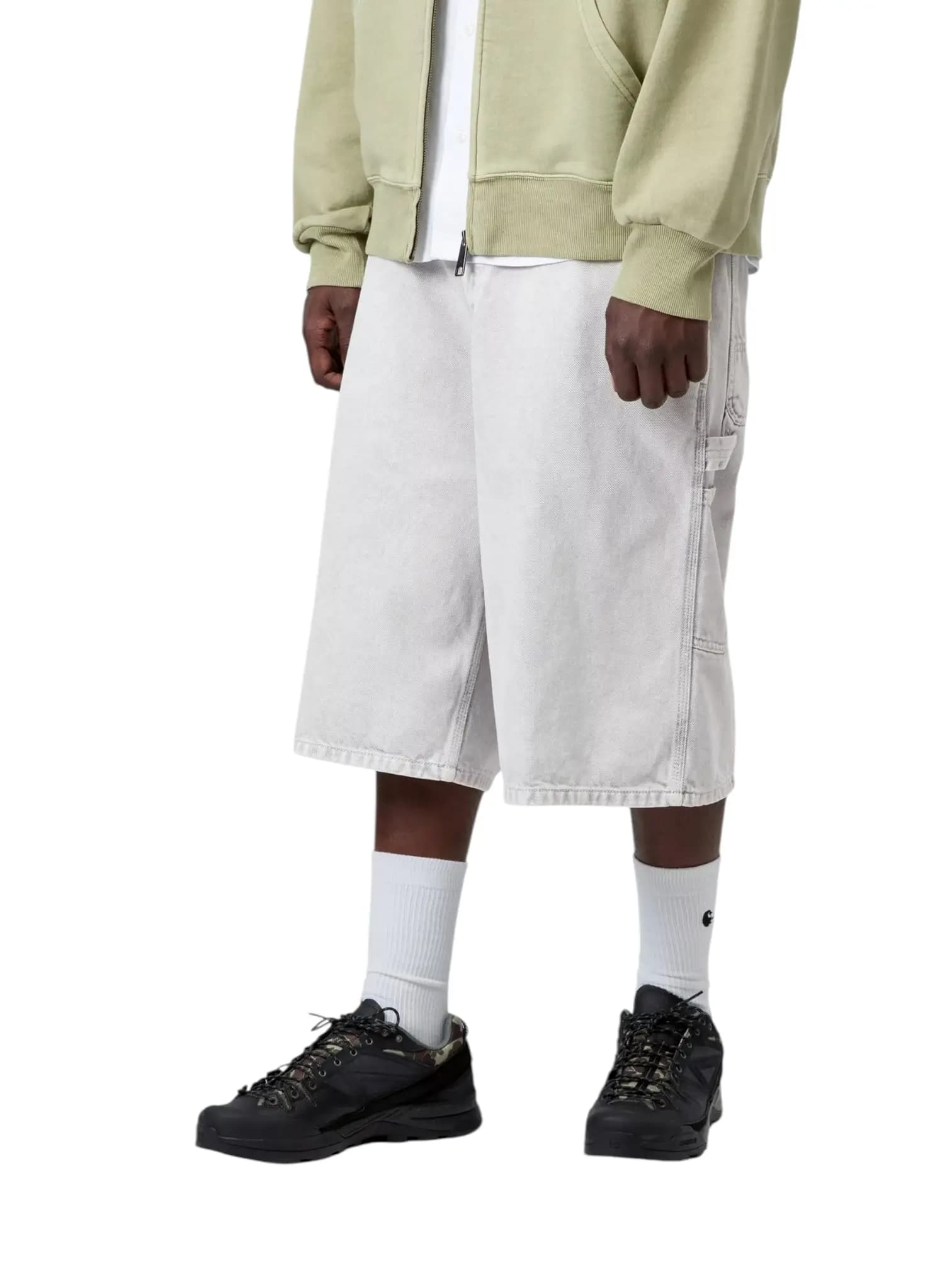 CARHARTT WIP Carhartt Wip OG Single Knee Short pantaloni corti di jeans - Black chalk washed - 5
