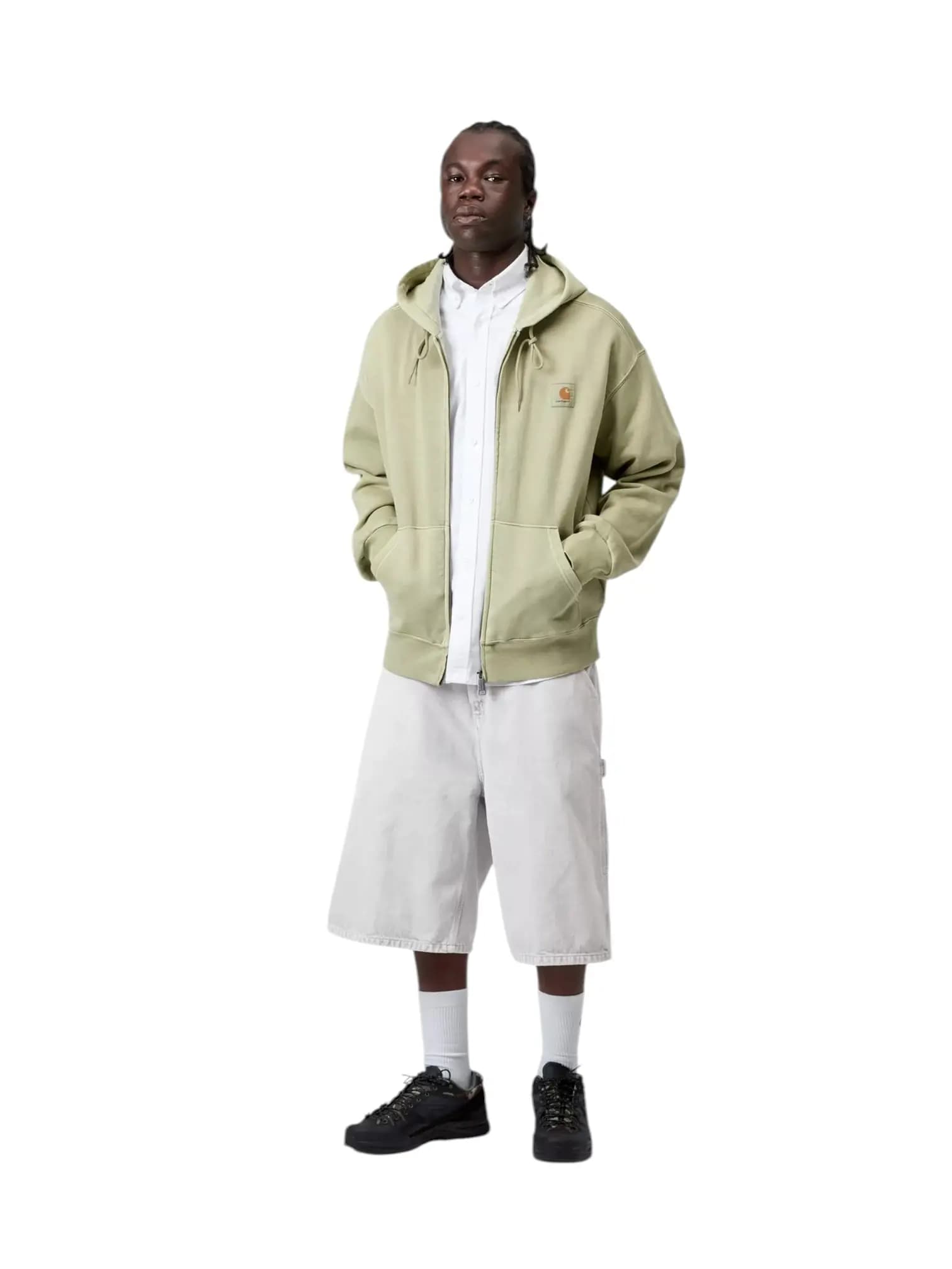 CARHARTT WIP Carhartt Wip OG Single Knee Short pantaloni corti di jeans - Black chalk washed - 6
