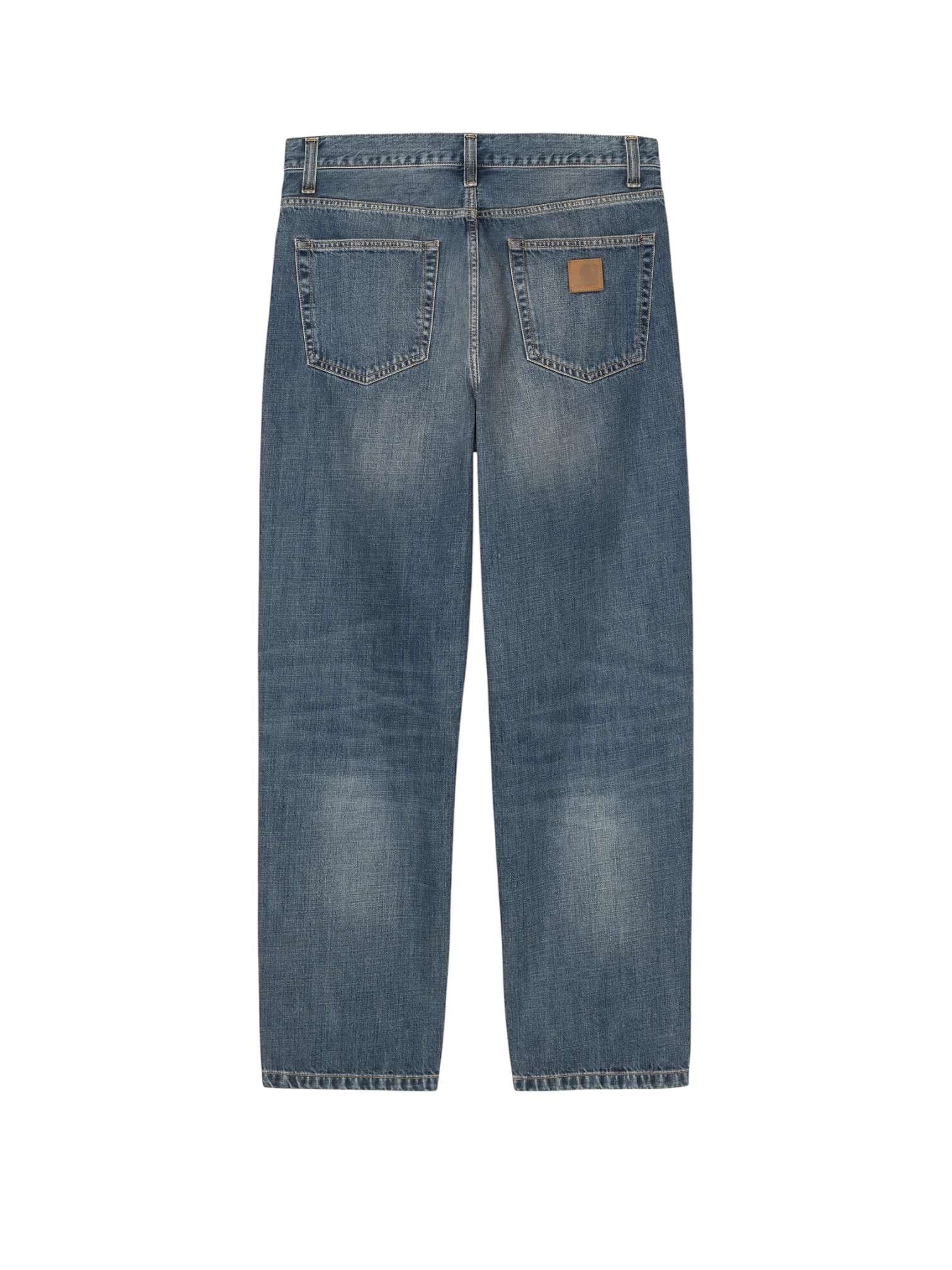 CARHARTT WIP Carhartt Wip Aaron denim Pant jeans gamba dritta da uomo - Blue dark used washed - 7
