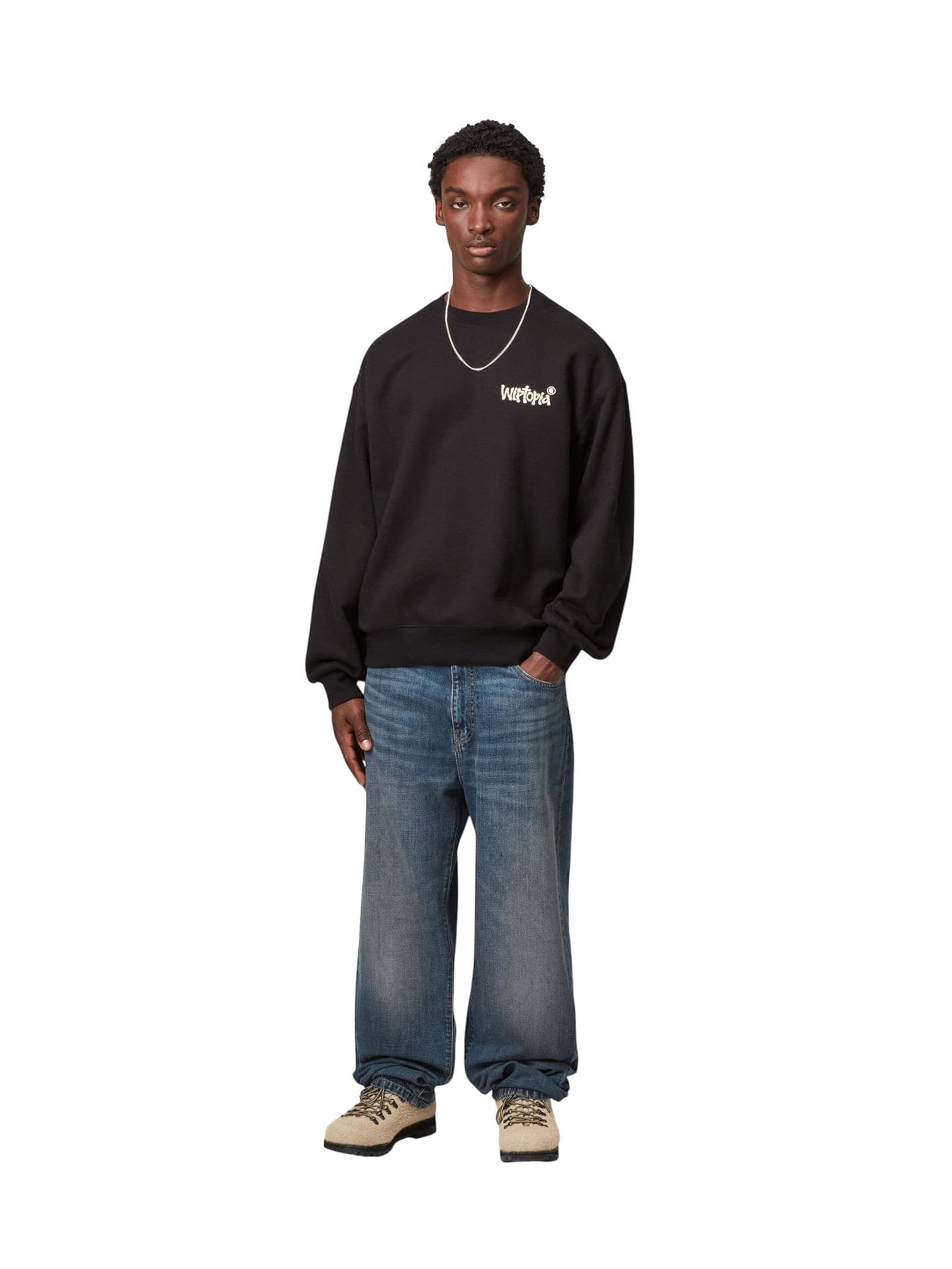 CARHARTT WIP Carhartt Wip Aaron denim Pant jeans gamba dritta da uomo - Blue dark used washed - 6