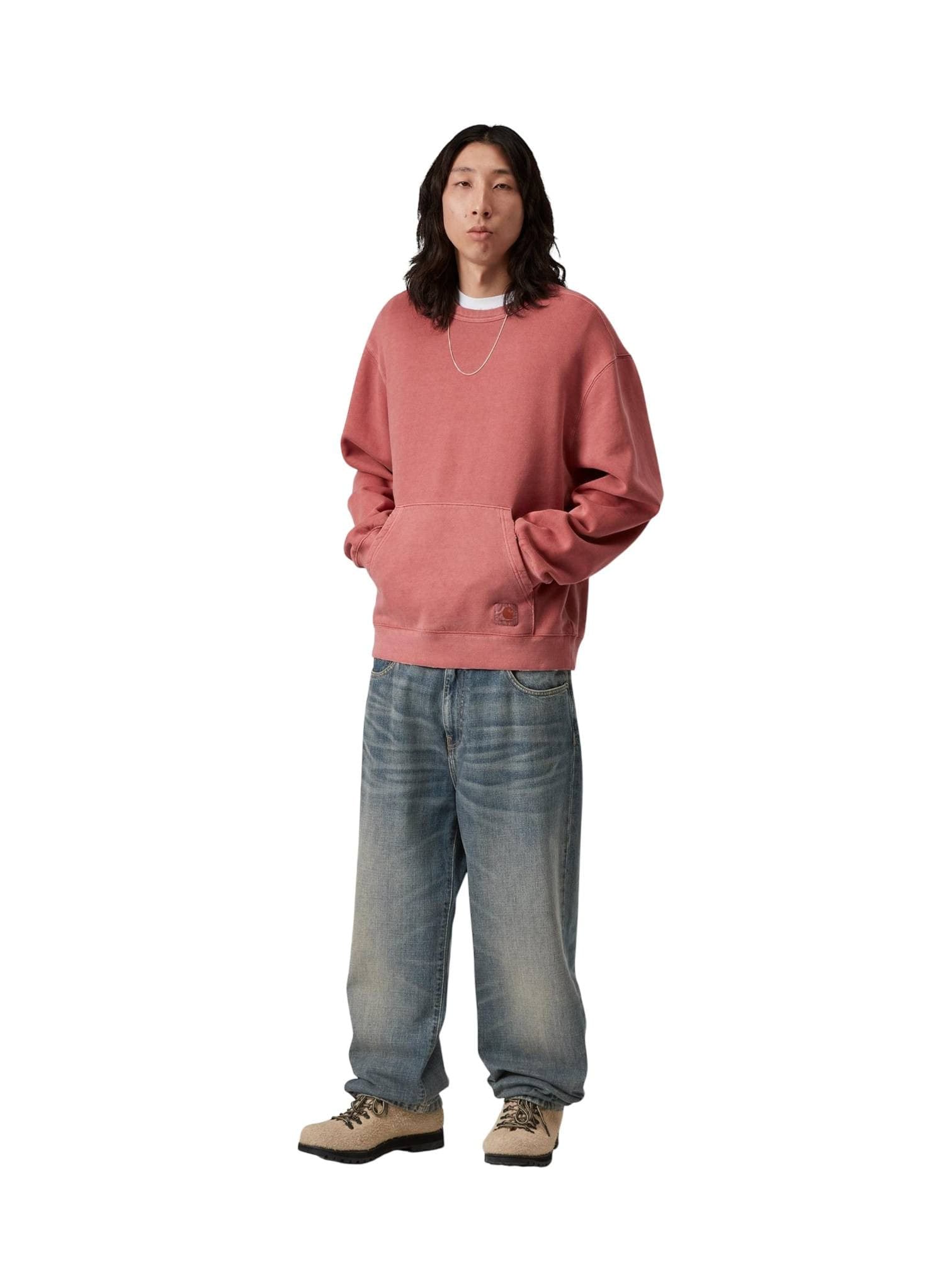 CARHARTT WIP Carhartt Wip Aaron Pant jeans gamba dritta - Blue worn used washed - 6