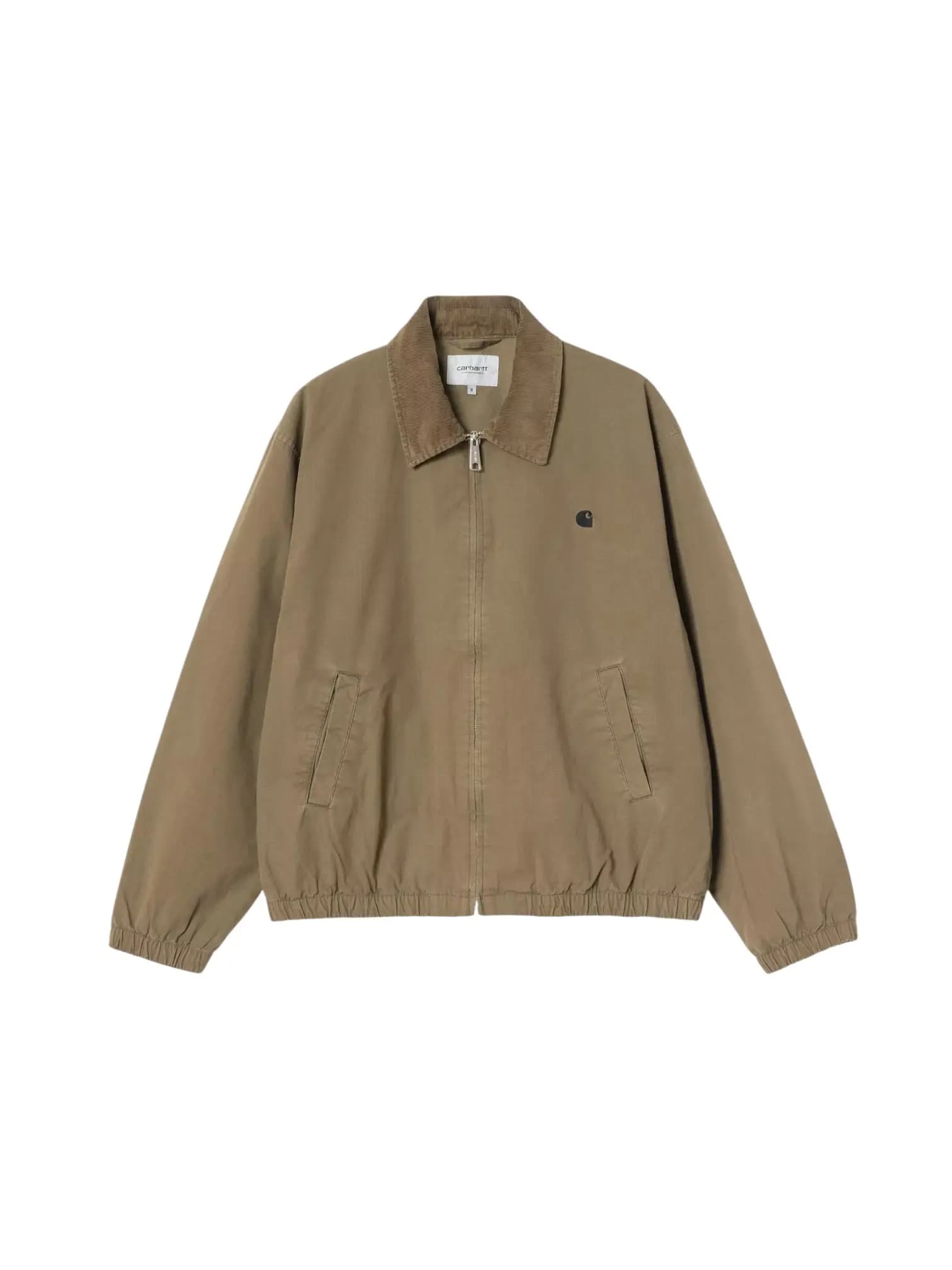 CARHARTT WIP Carhartt Wip Madison Ripstop Jacket Giacca leggera con colletto in velluto - Dark Beech / Black garment dyed - 7