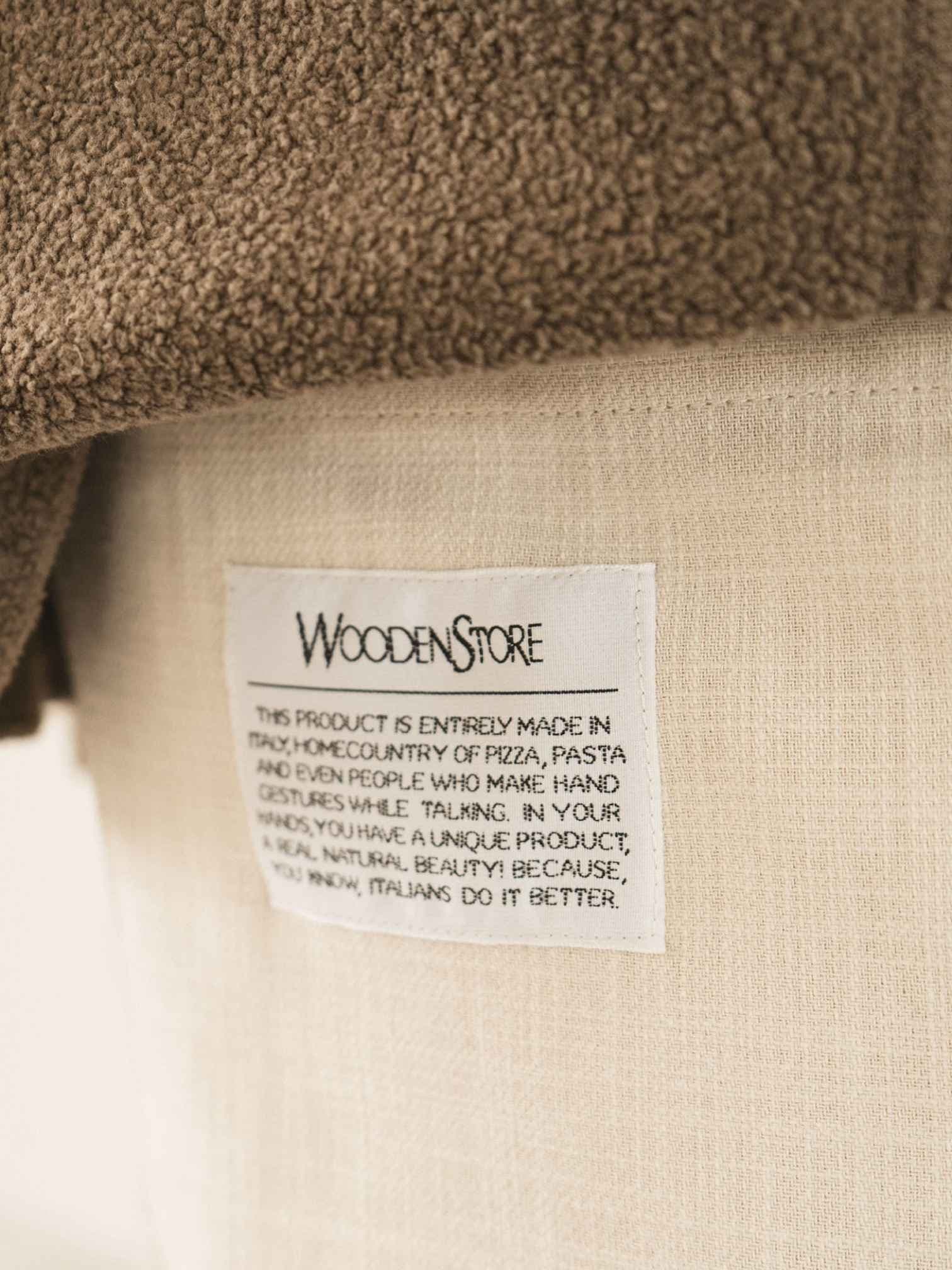 WOODEN Wooden Jogger pants pantaloni in cotone con elastico in vita - panna - 7
