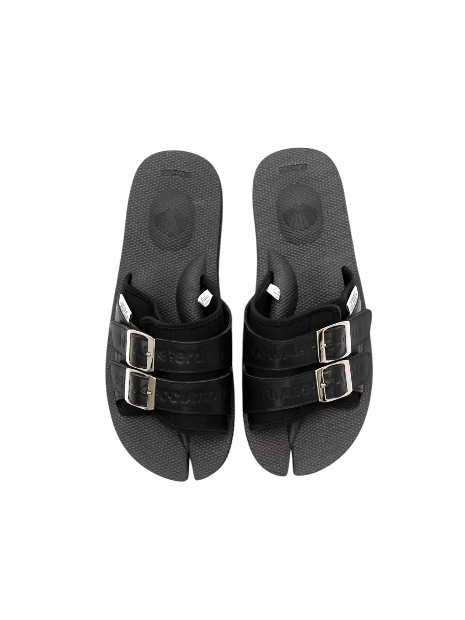 NEW AMSTERDAM SURF ASSOCIATION New Amsterdam surf Association x Suicoke slider sandali da uomo - black - 3