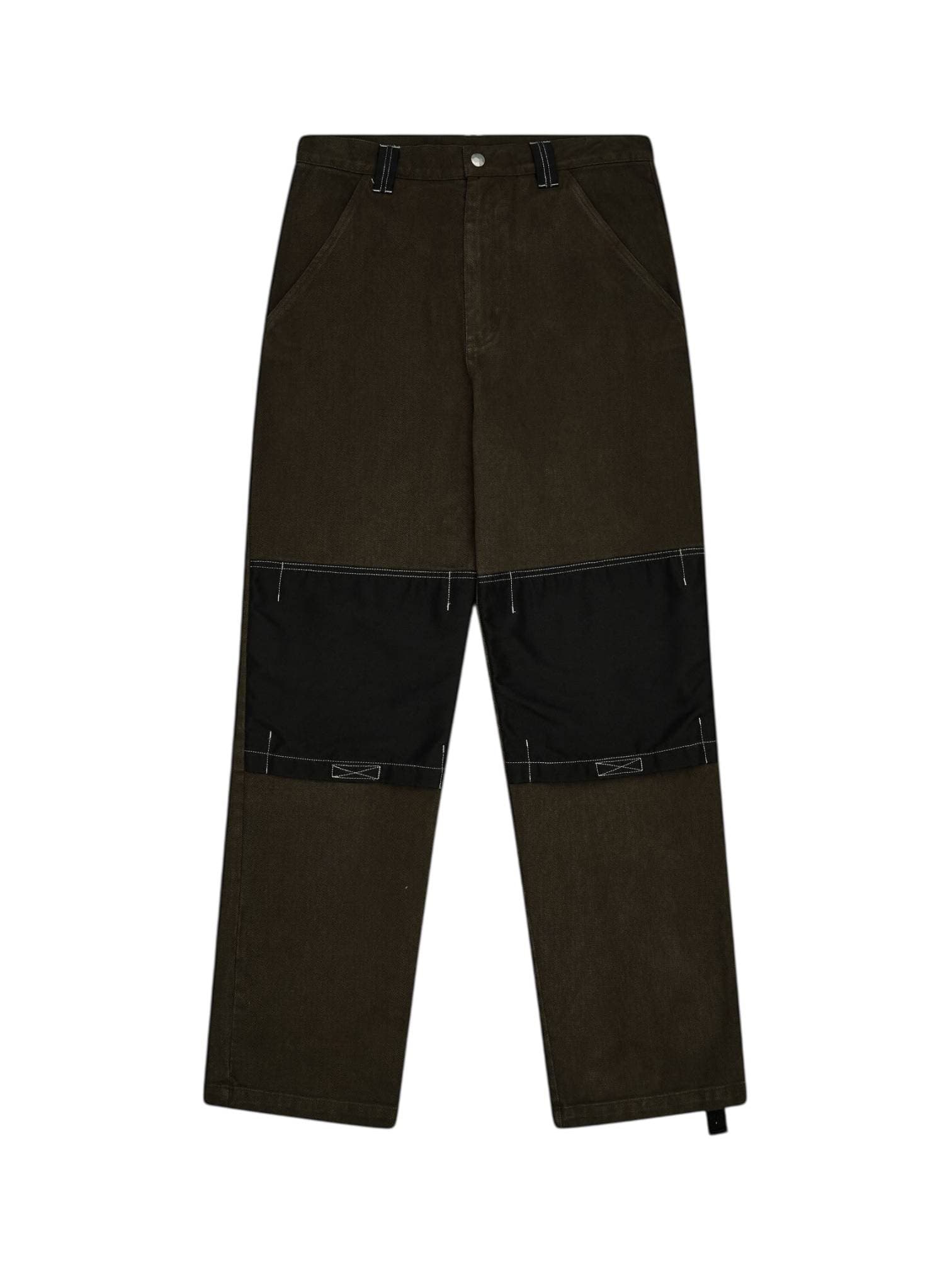 OAMC Peacemaker by Oamc Workwear Pants  pantaloni in canvas rigido - military green - 7