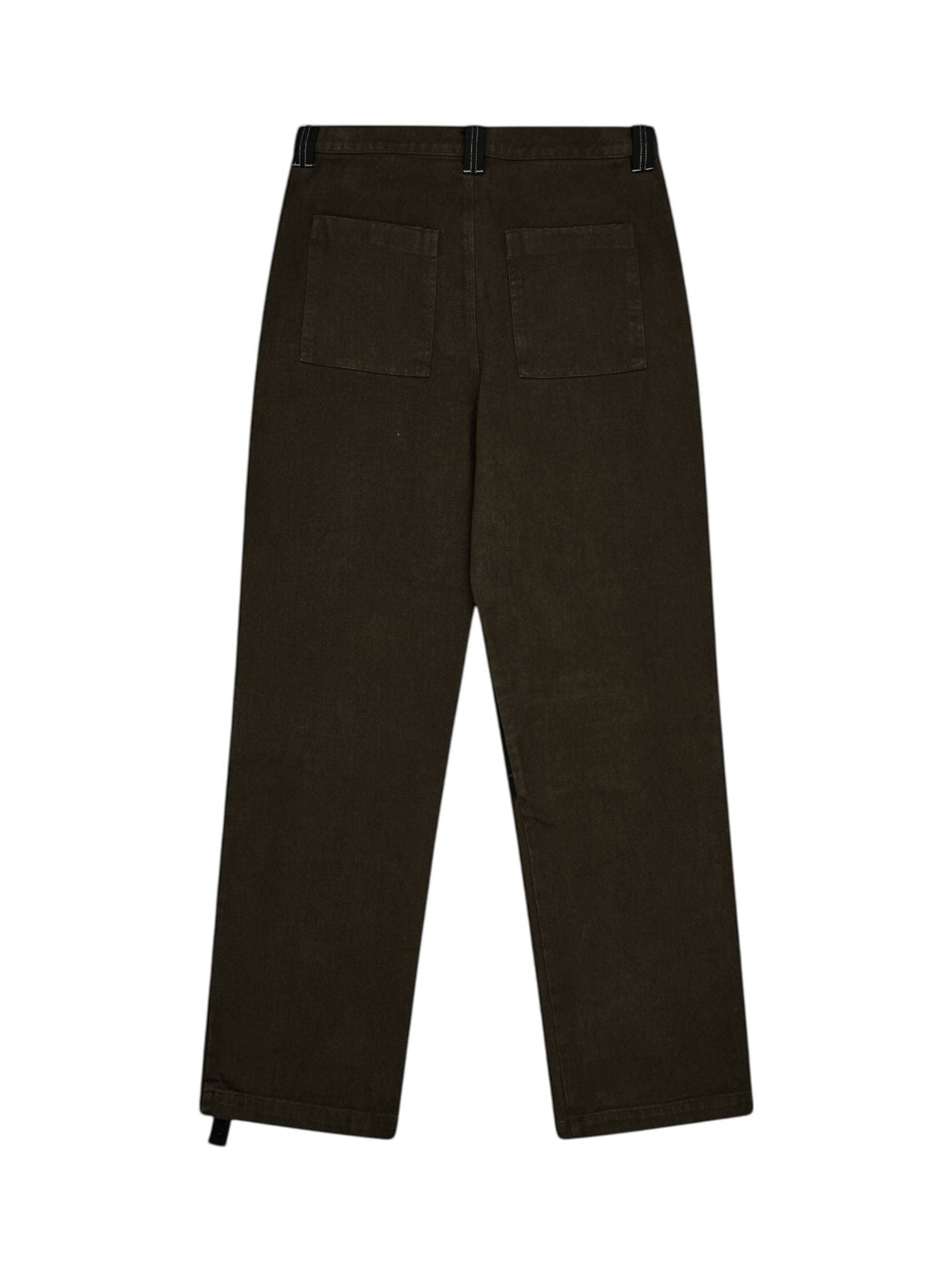 OAMC Peacemaker by Oamc Workwear Pants  pantaloni in canvas rigido - military green - 2