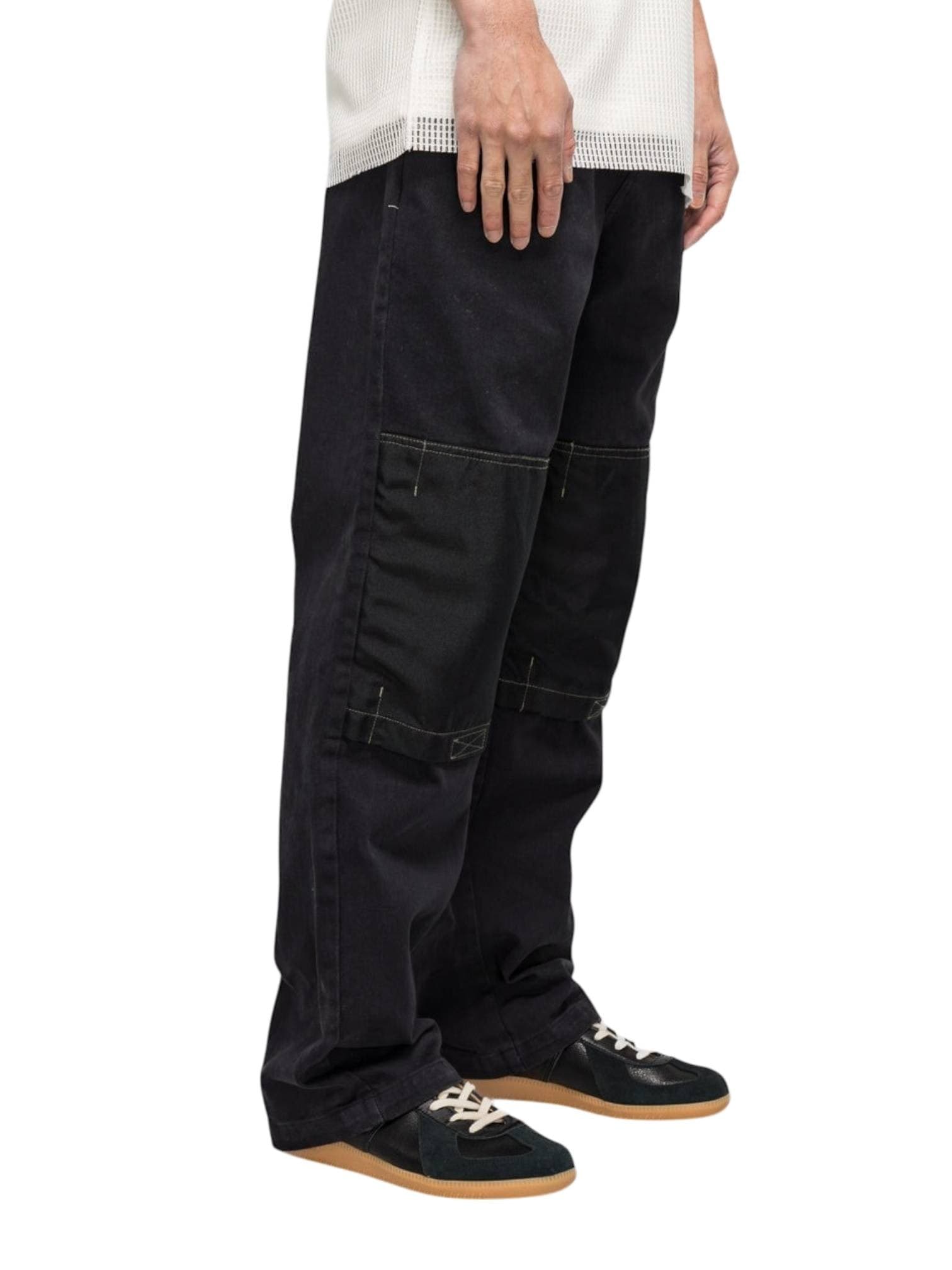 OAMC Peacemaker by Oamc Workwear Pants  pantaloni in canvas rigido - black - 5