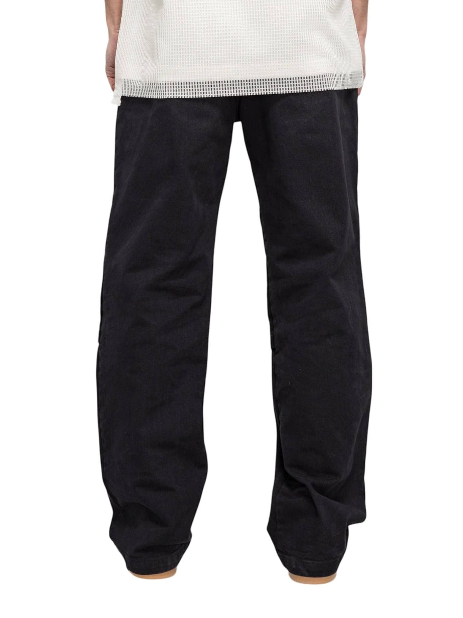 OAMC Peacemaker by Oamc Workwear Pants  pantaloni in canvas rigido - black - 6