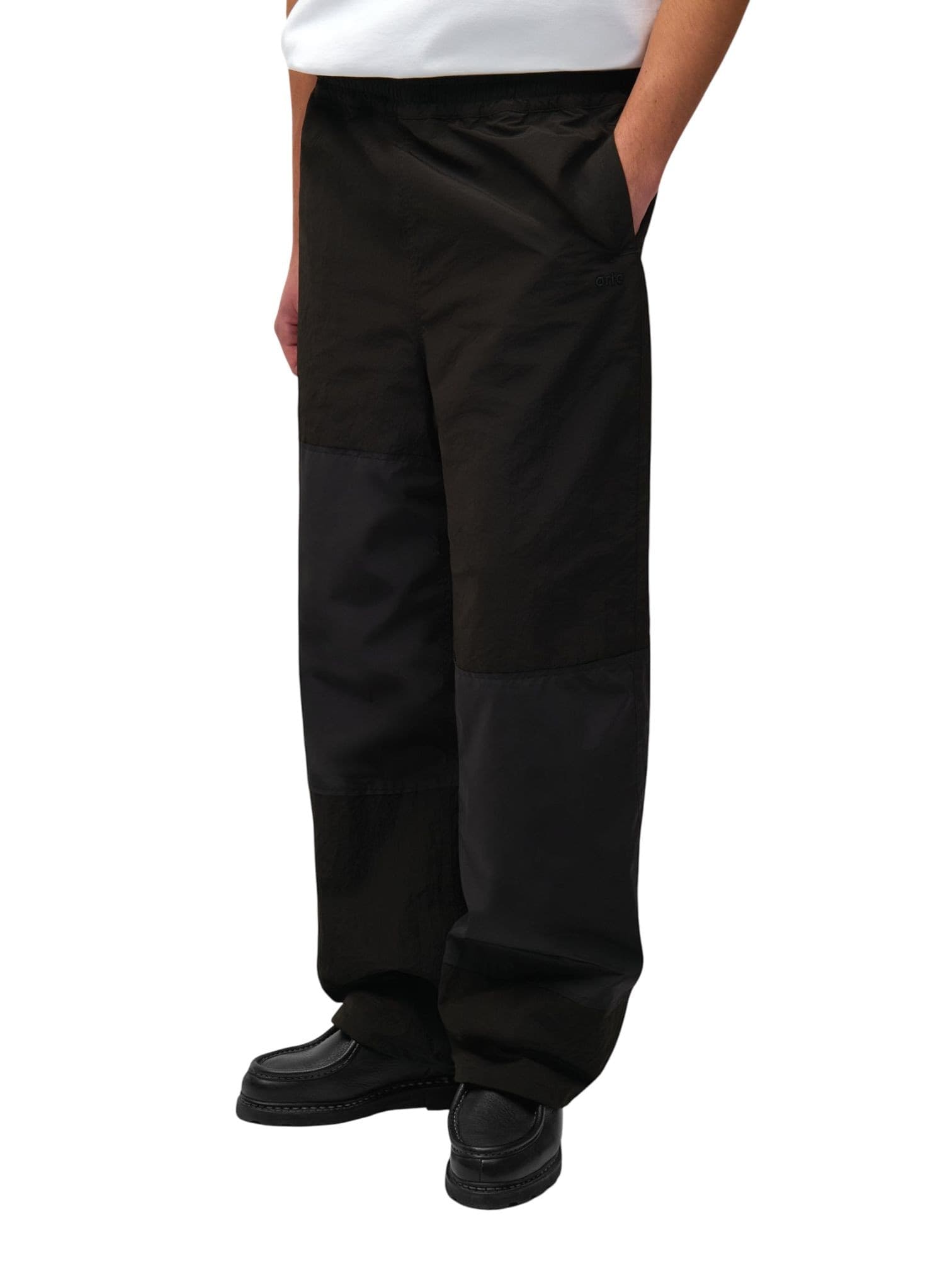 ARTE ANTWERP Arte Antwerp Squared Track Pants pantaloni tecnici in nylon - black - 2