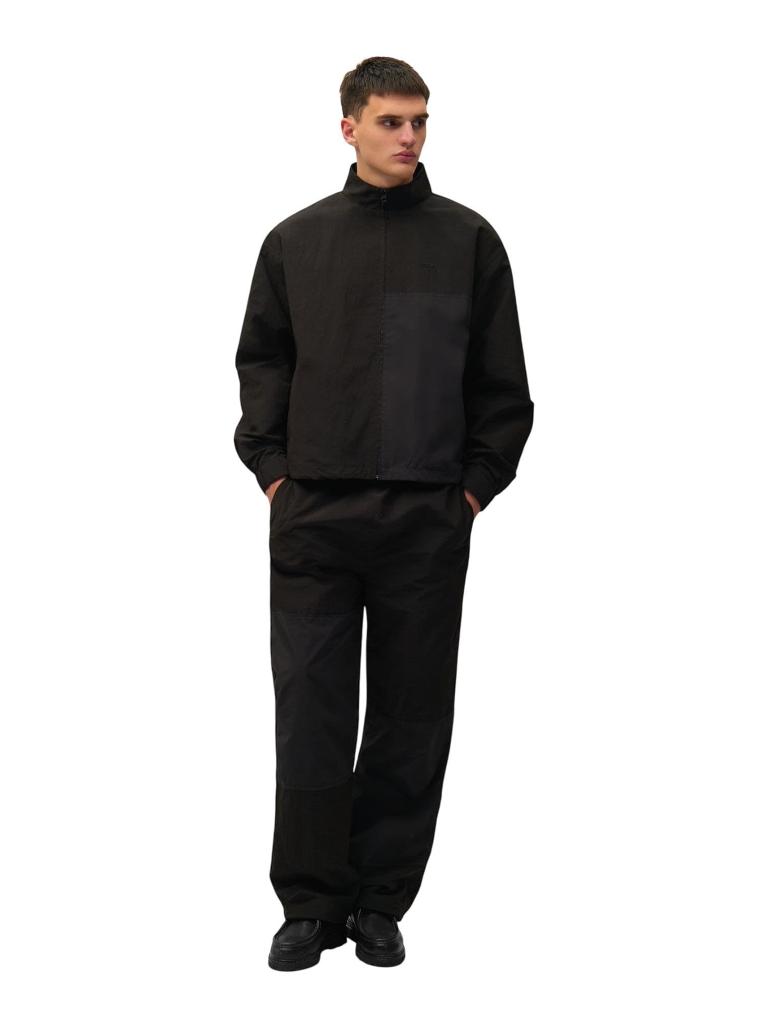 ARTE ANTWERP Arte Antwerp Squared Track Pants pantaloni tecnici in nylon - black - 6
