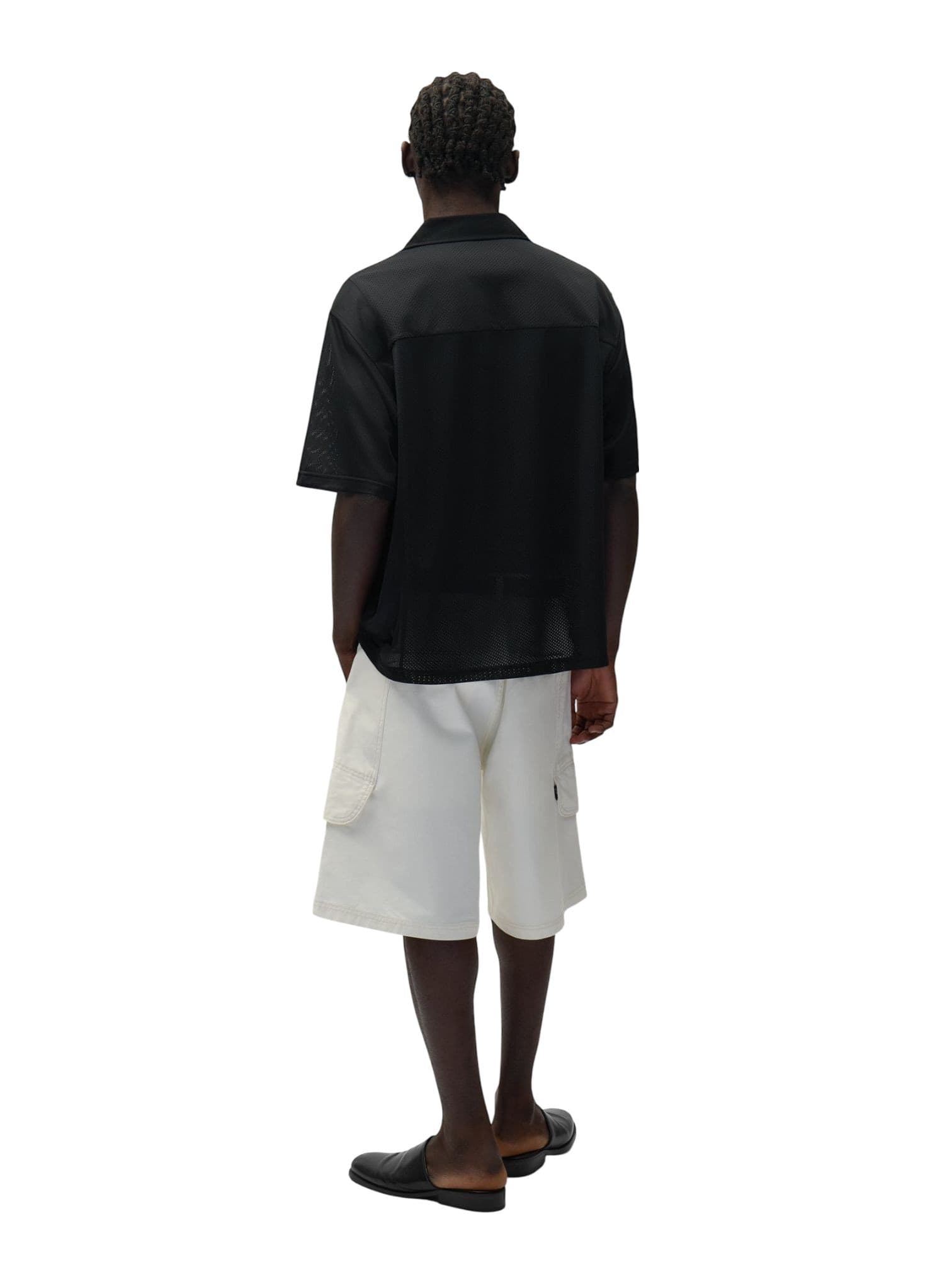 ARTE ANTWERP Arte Antwerp Canvas Cargo Shorts pantaloncini corti in canvas con tasconi - cream - 6