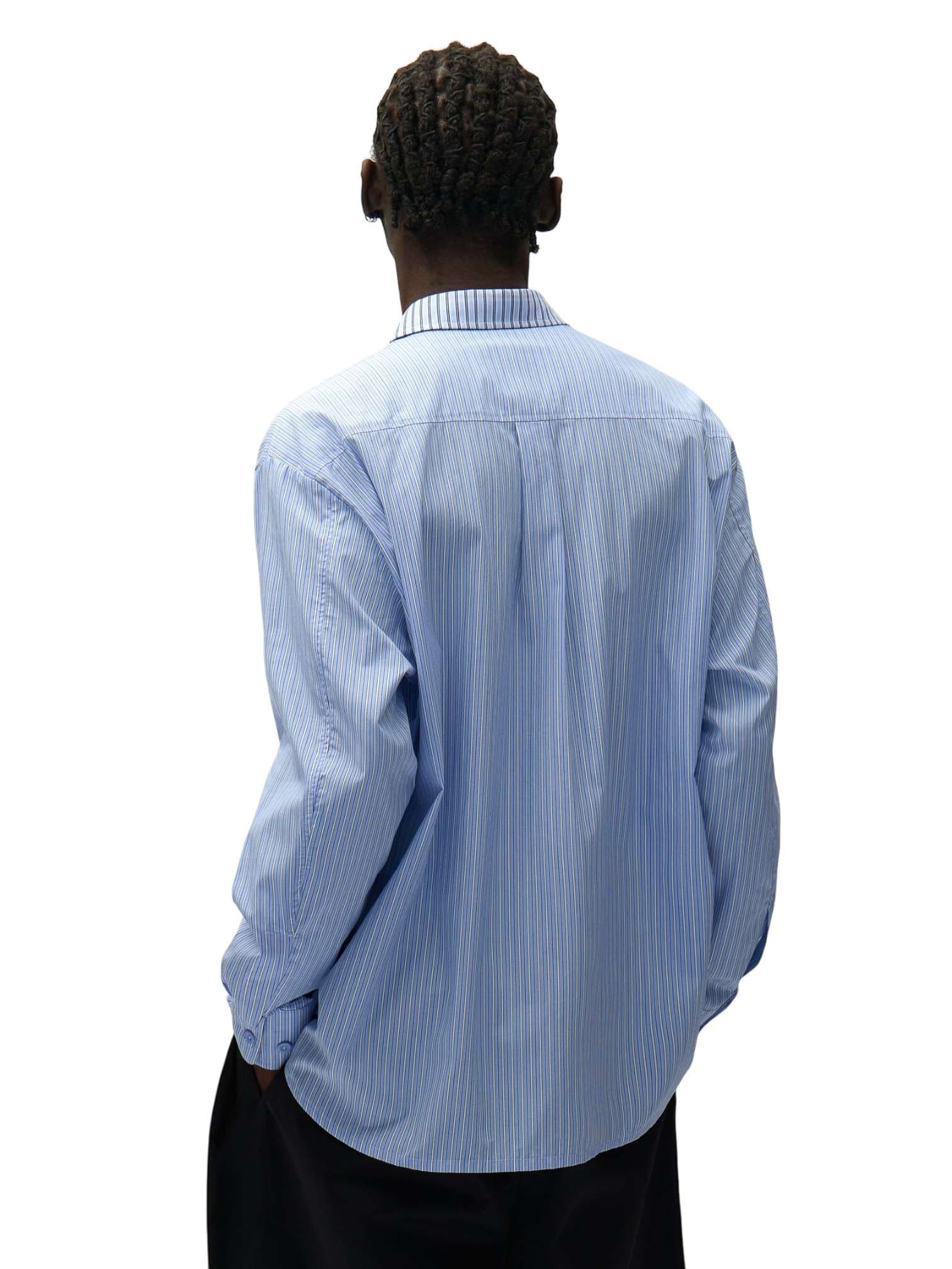ARTE ANTWERP Arte Antwerp Asimetrical Long Shirt camicia a righe maniche lunghe - striped - 3