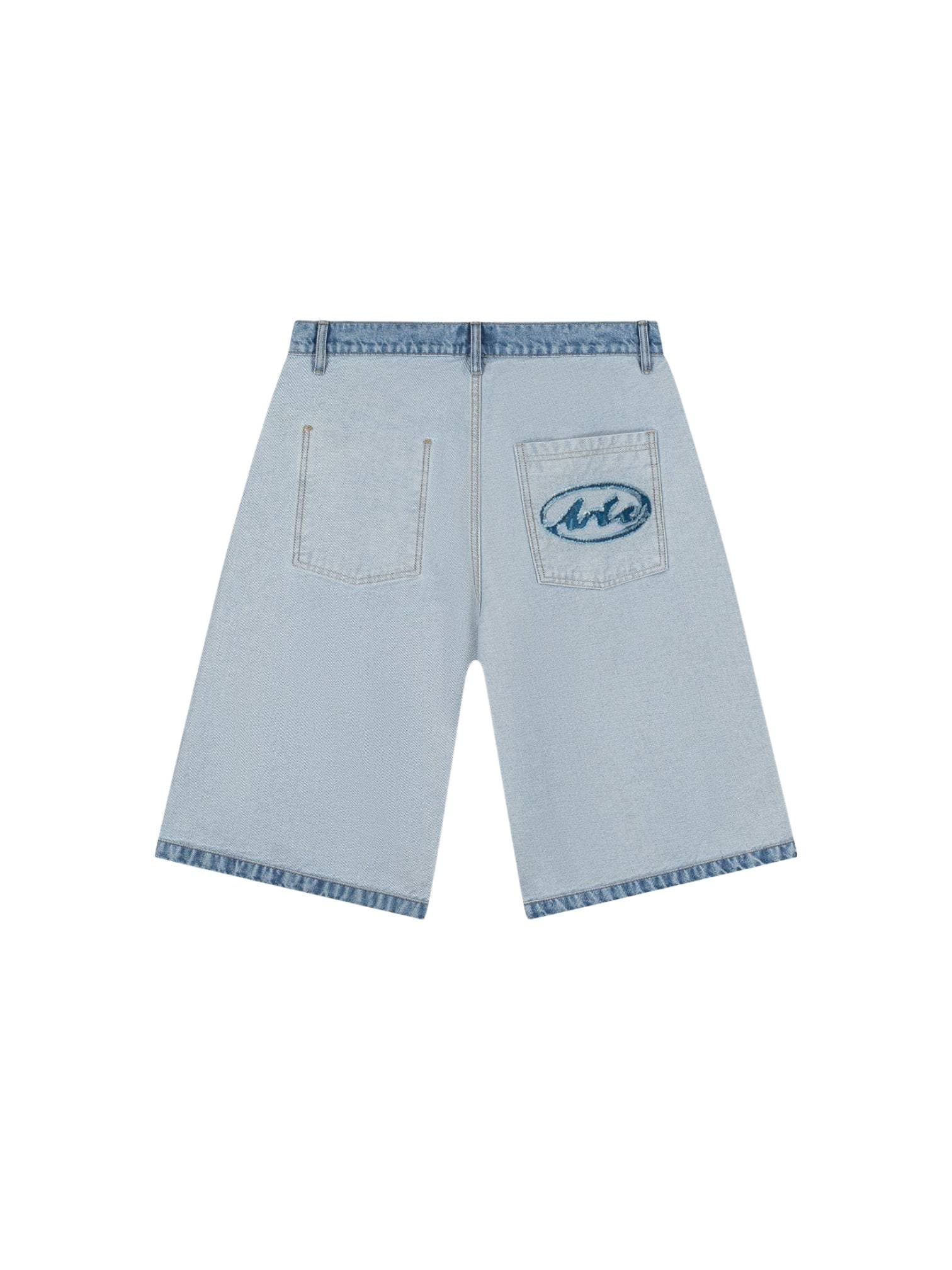ARTE ANTWERP Arte Antwerp Denim Inside/Out Shorts pantaloncini corti in jeans - Denim Bleach - 8