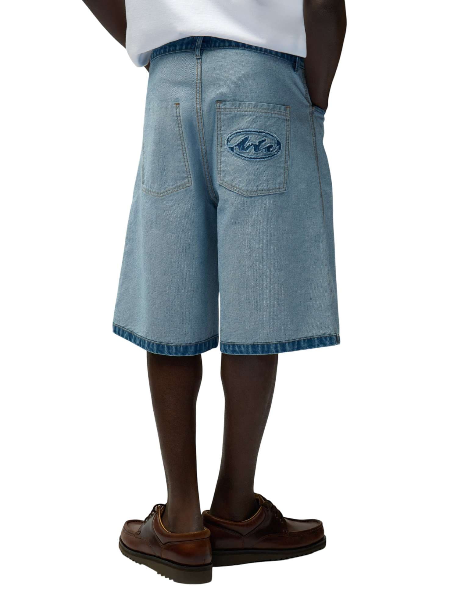 ARTE ANTWERP Arte Antwerp Denim Inside/Out Shorts pantaloncini corti in jeans - Denim Bleach - 3