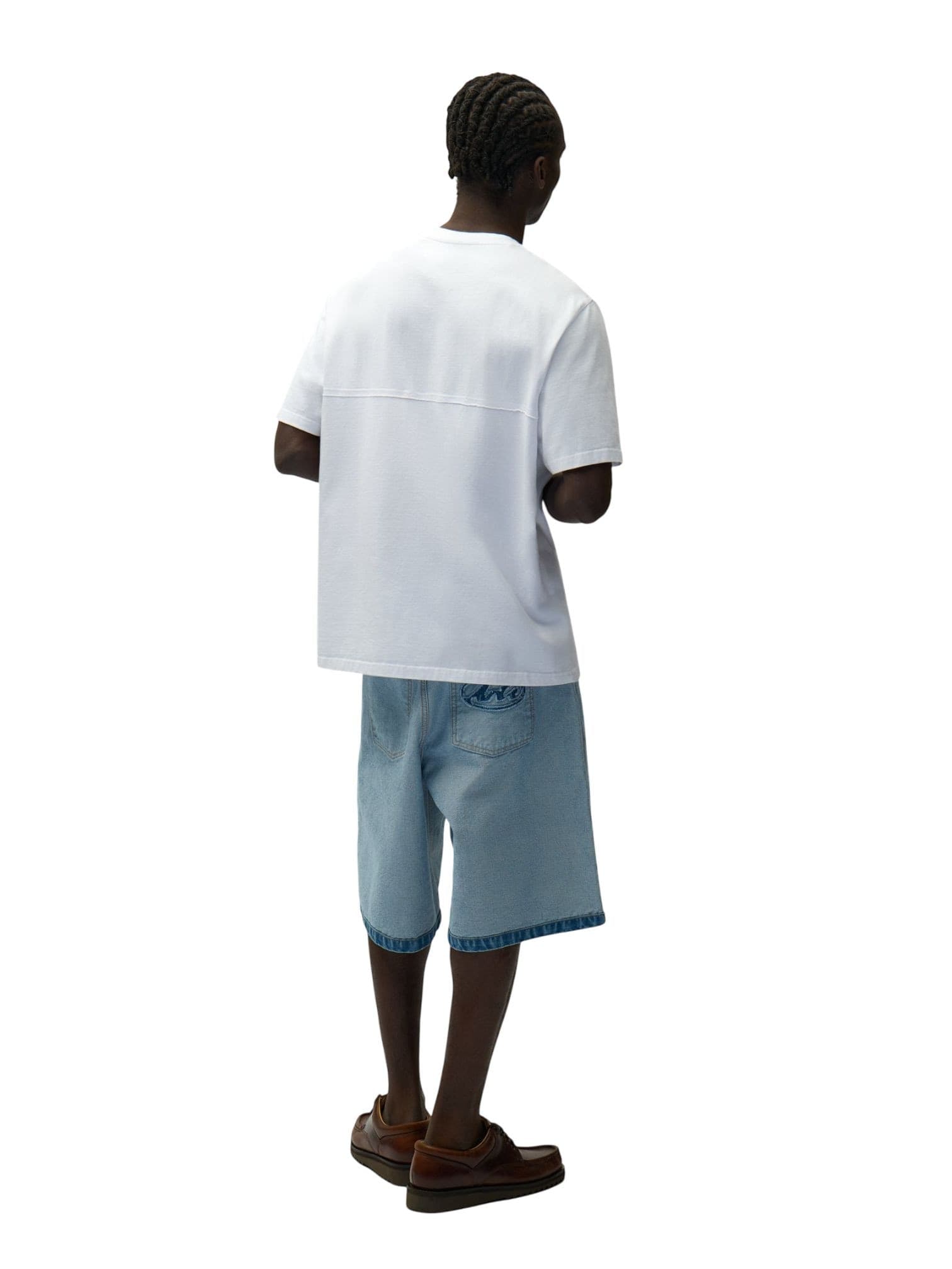 ARTE ANTWERP Arte Antwerp Denim Inside/Out Shorts pantaloncini corti in jeans - Denim Bleach - 6