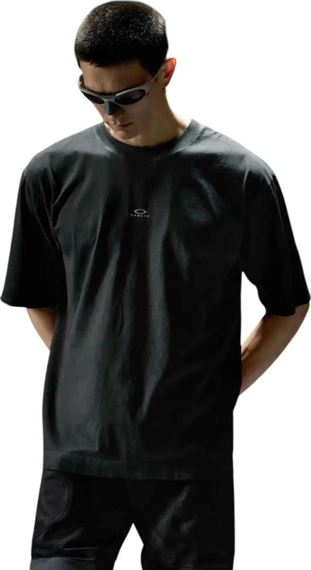 OAKLEY Oakley Latitude veil t-shirt boxy fit - pitch black - 3