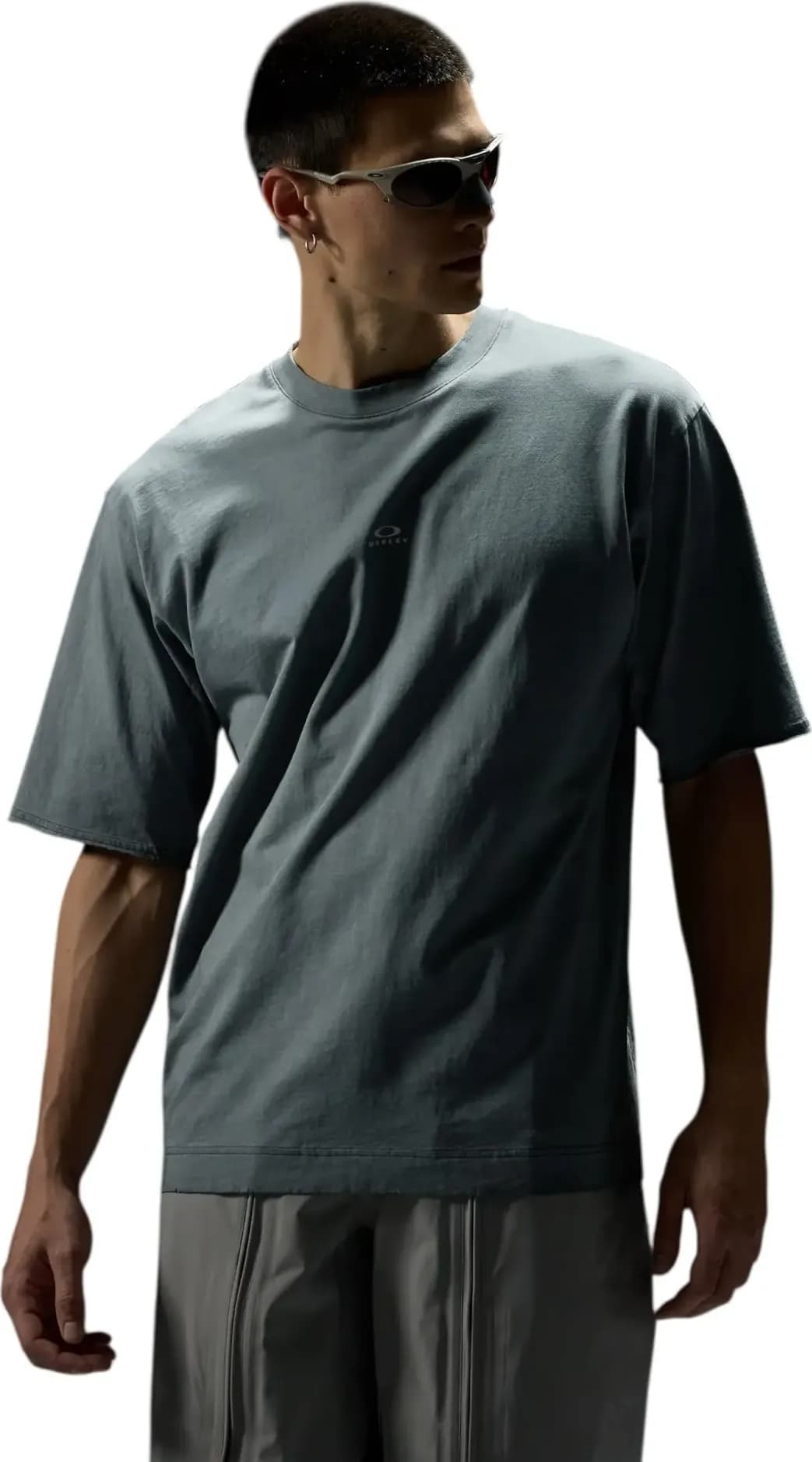 OAKLEY Oakley Latitude veil t-shirt boxy fit - cement - 3