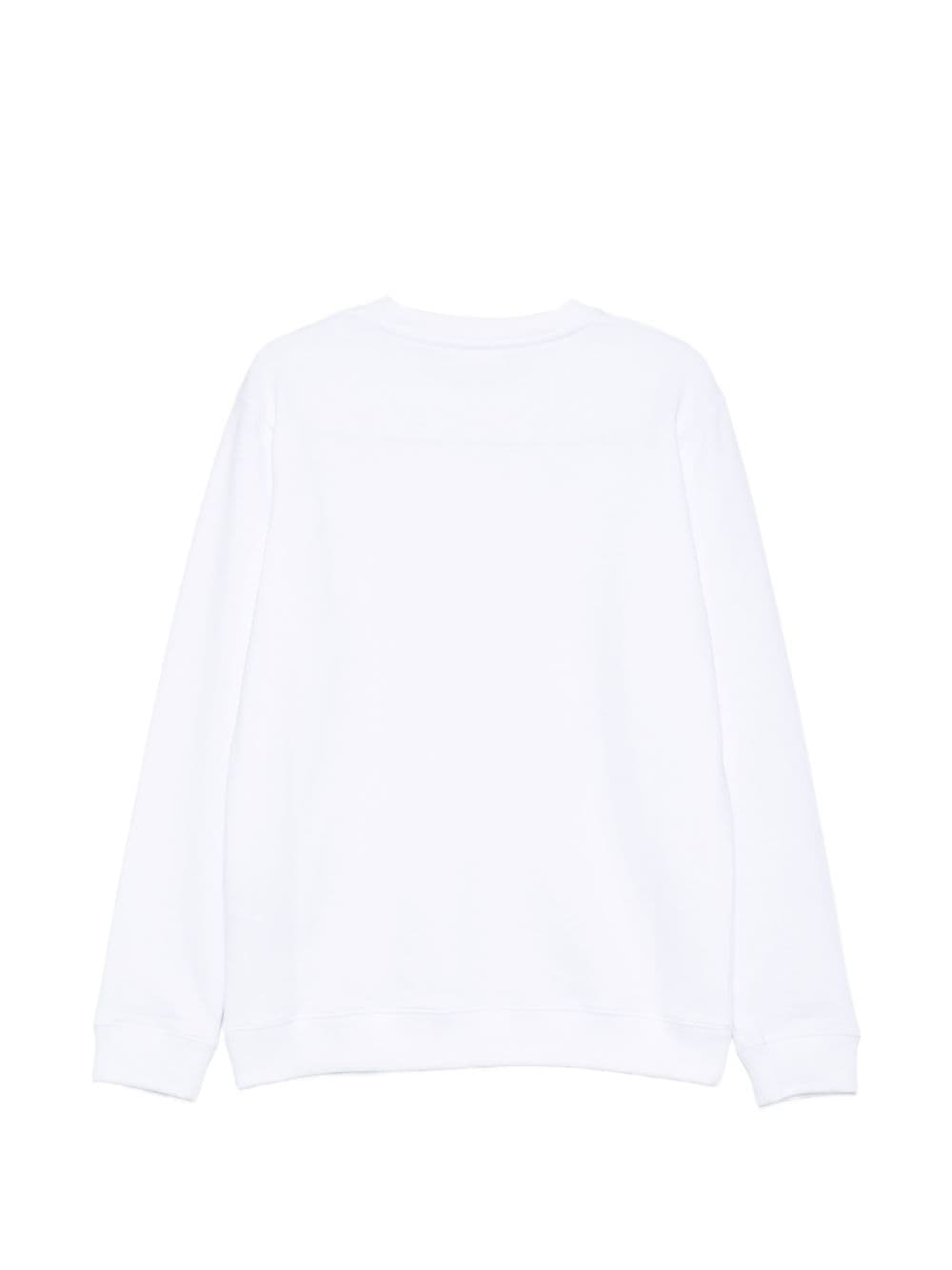 DONDUP dondup felpa bianco uomo girocollo - 2