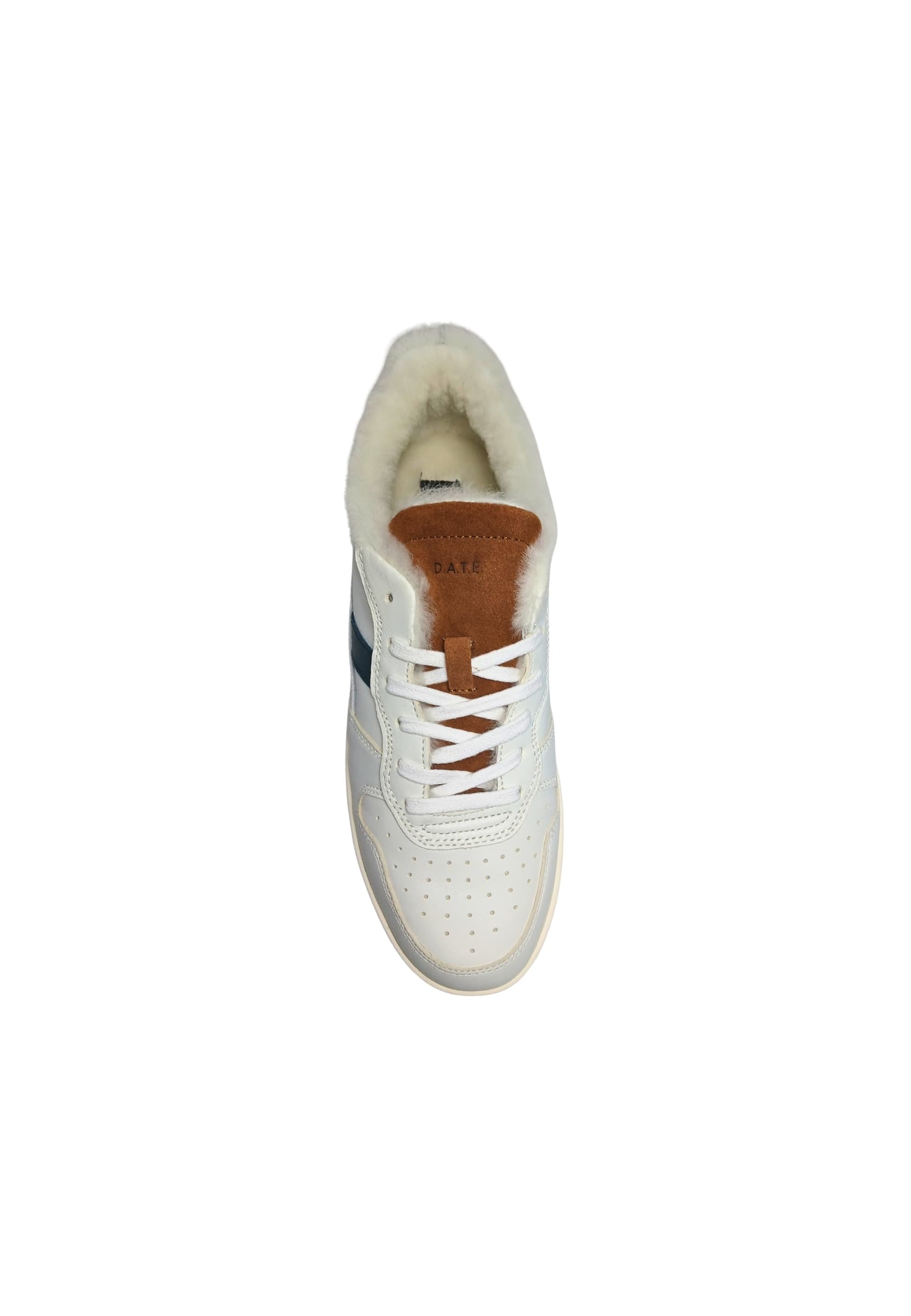 D.A.T.E. m431-c2f-vn-wi DATE Uomo Pelle Bianco - 3