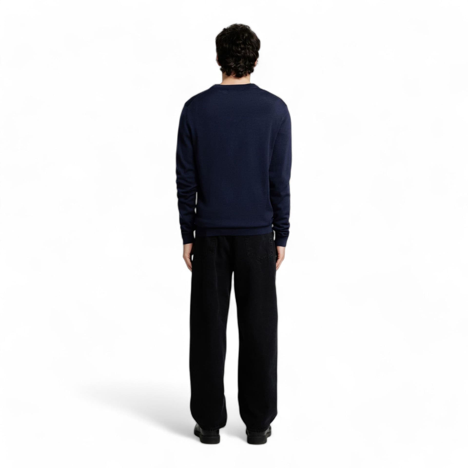SELECTED HOMME selected homme slhtray ls knit merino crew neck noos - 3