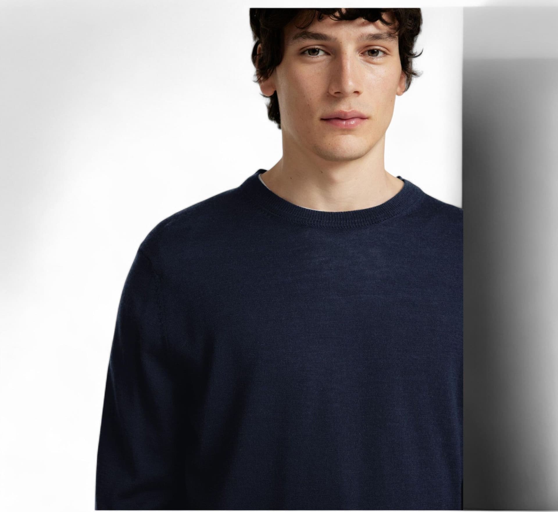 SELECTED HOMME selected homme slhtray ls knit merino crew neck noos - 5