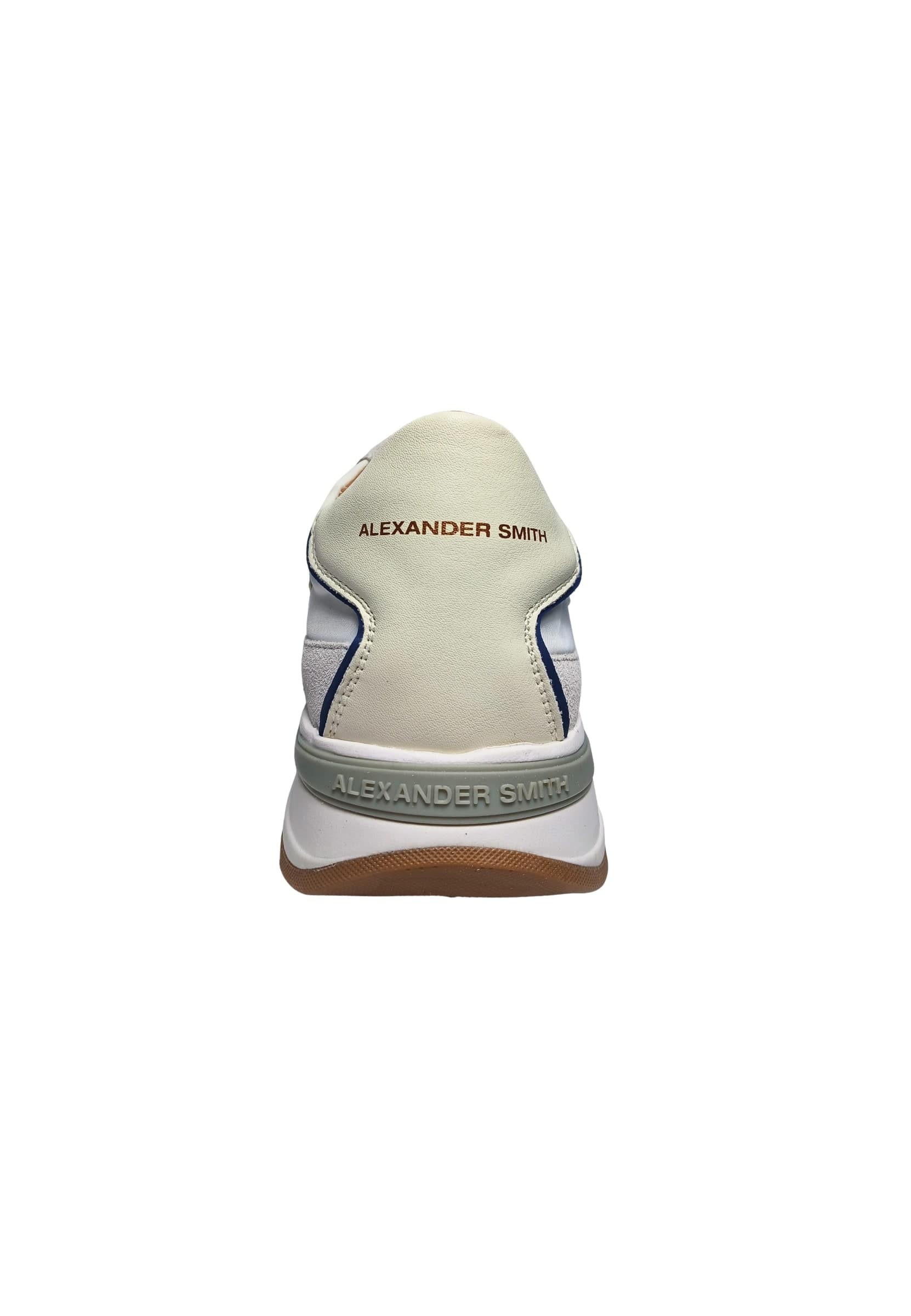 ALEXANDER SMITH asbblpm-3343-wbl Alexander Smith Uomo Pelle Grigio - 4