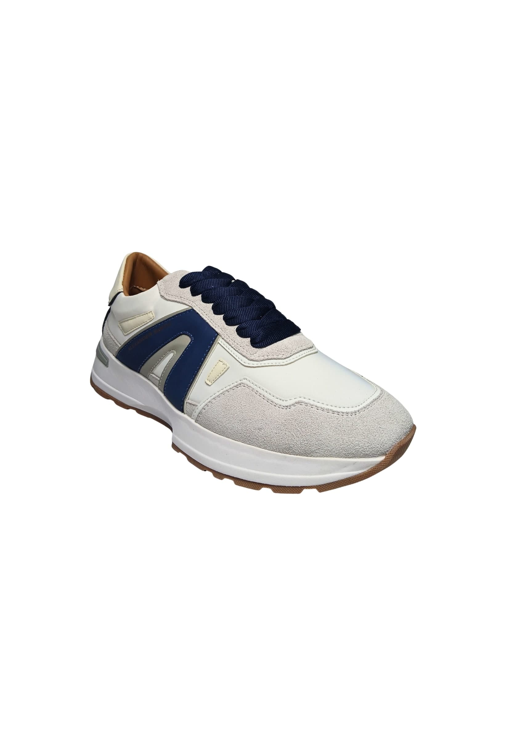 ALEXANDER SMITH asbblpm-3343-wbl Alexander Smith Uomo Pelle Grigio - 5