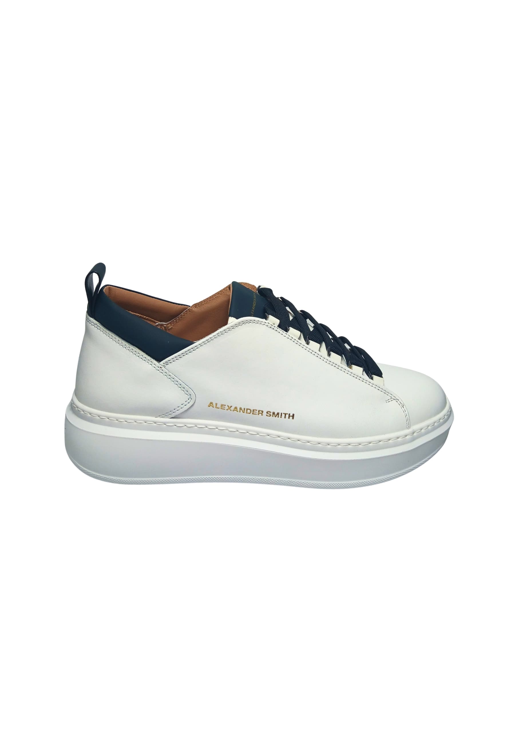 ALEXANDER SMITH asbcwym-2264-wdg Alexander Smith Uomo Pelle Bianco - 6