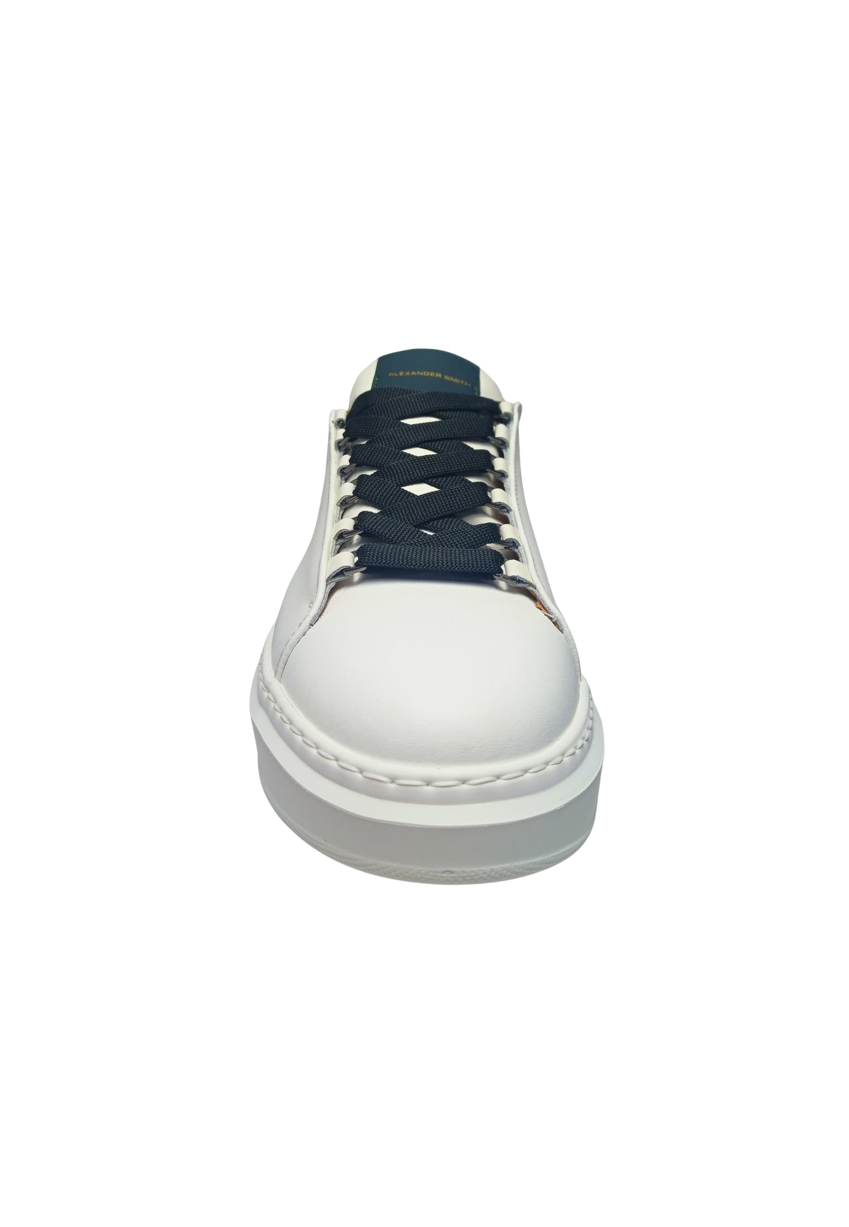 ALEXANDER SMITH asbcwym-2264-wdg Alexander Smith Uomo Pelle Bianco - 3