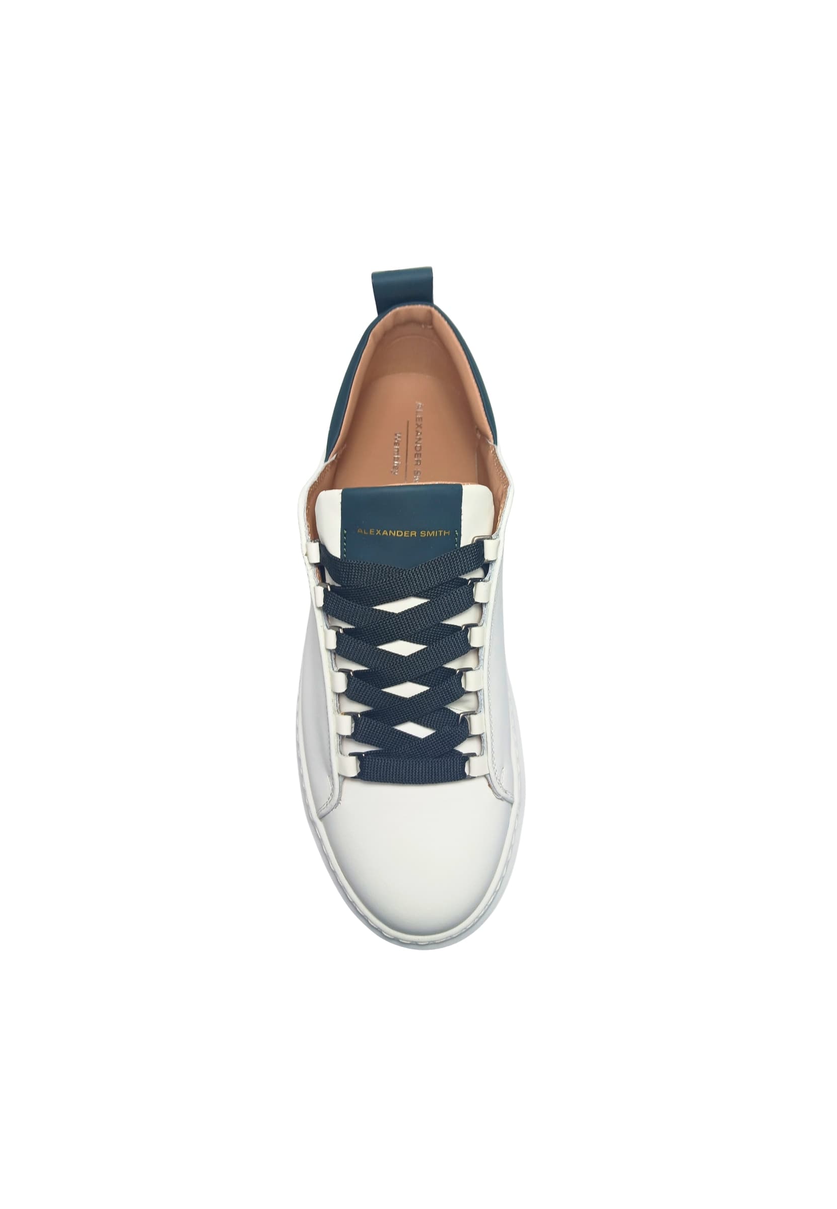 ALEXANDER SMITH asbcwym-2264-wdg Alexander Smith Uomo Pelle Bianco - 4
