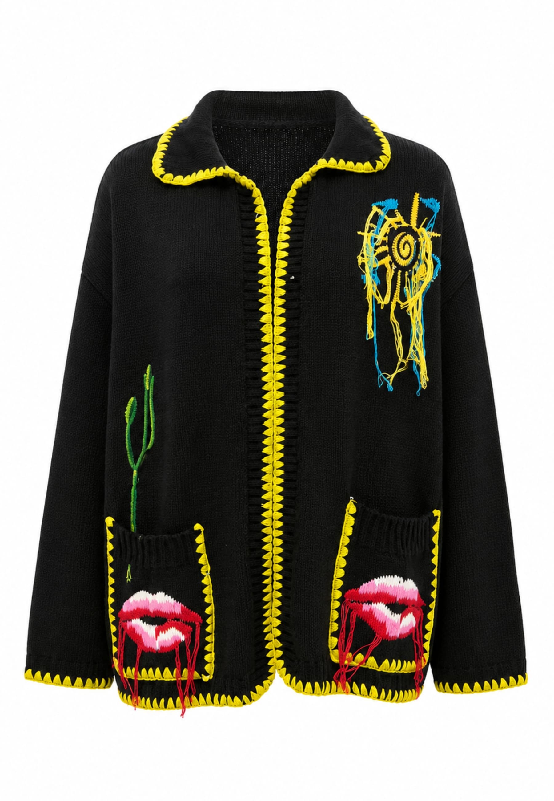 AKEP CARDIGAN Donna Akep CON BORDO A CONTRASTO - 3