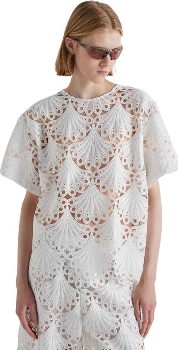 MEIMEIJ BLUSA Donna  PIZZO MACRAME'