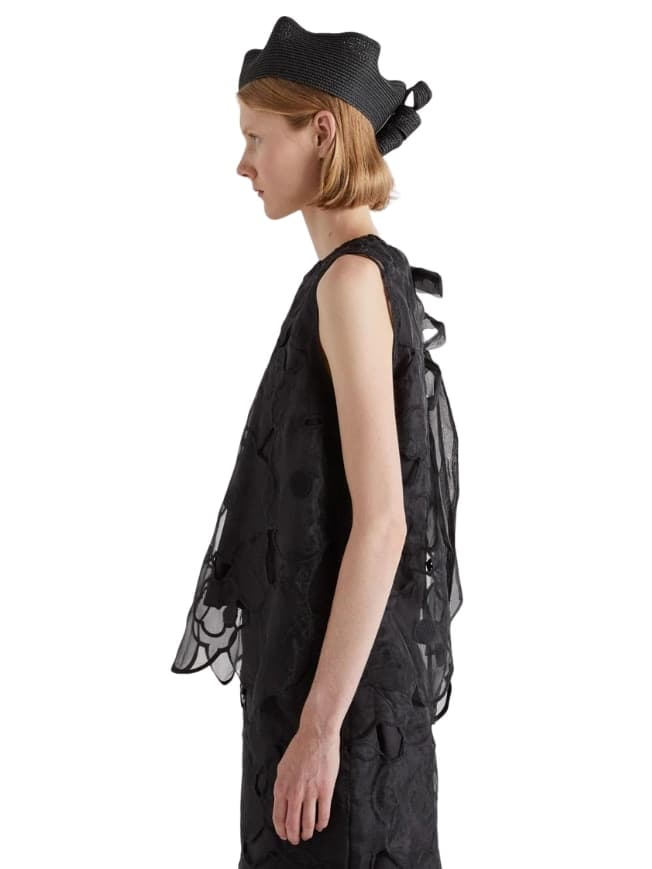 MEIMEIJ BLUSA Donna  CON STRATO IN ORGANZA - 2