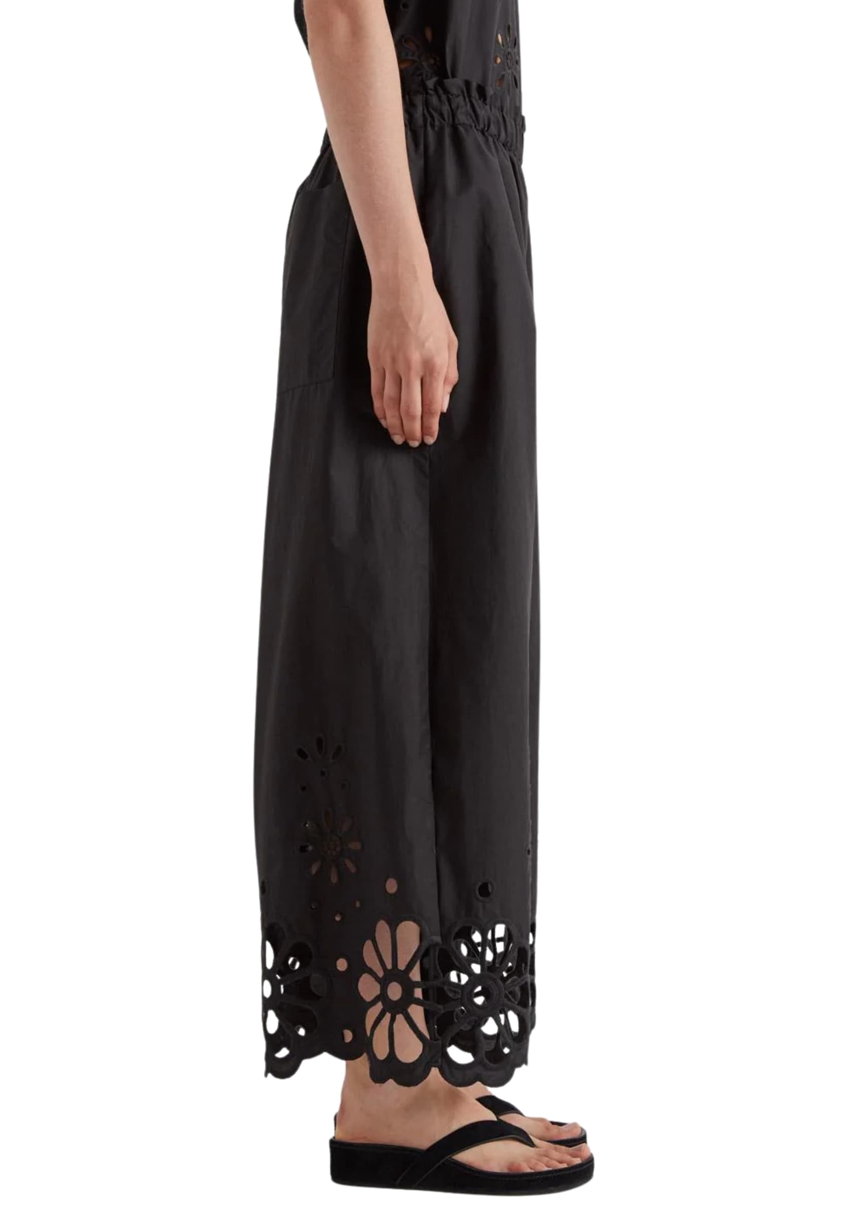 MEIMEIJ PANTALONE Donna  CON GRECA IN MACRAME - 2