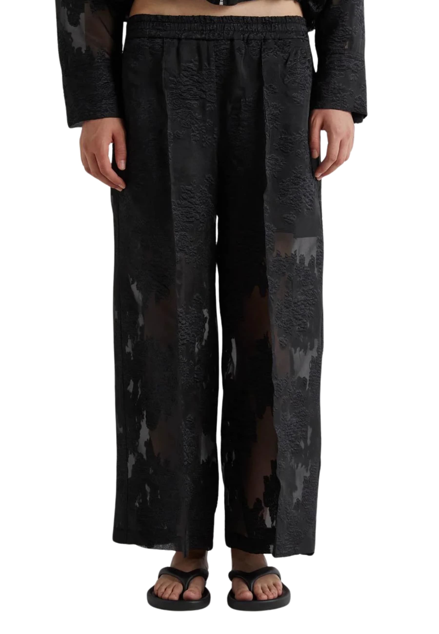 MEIMEIJ PANTALONE Donna  IN ORGANZA RICAMATA - 4
