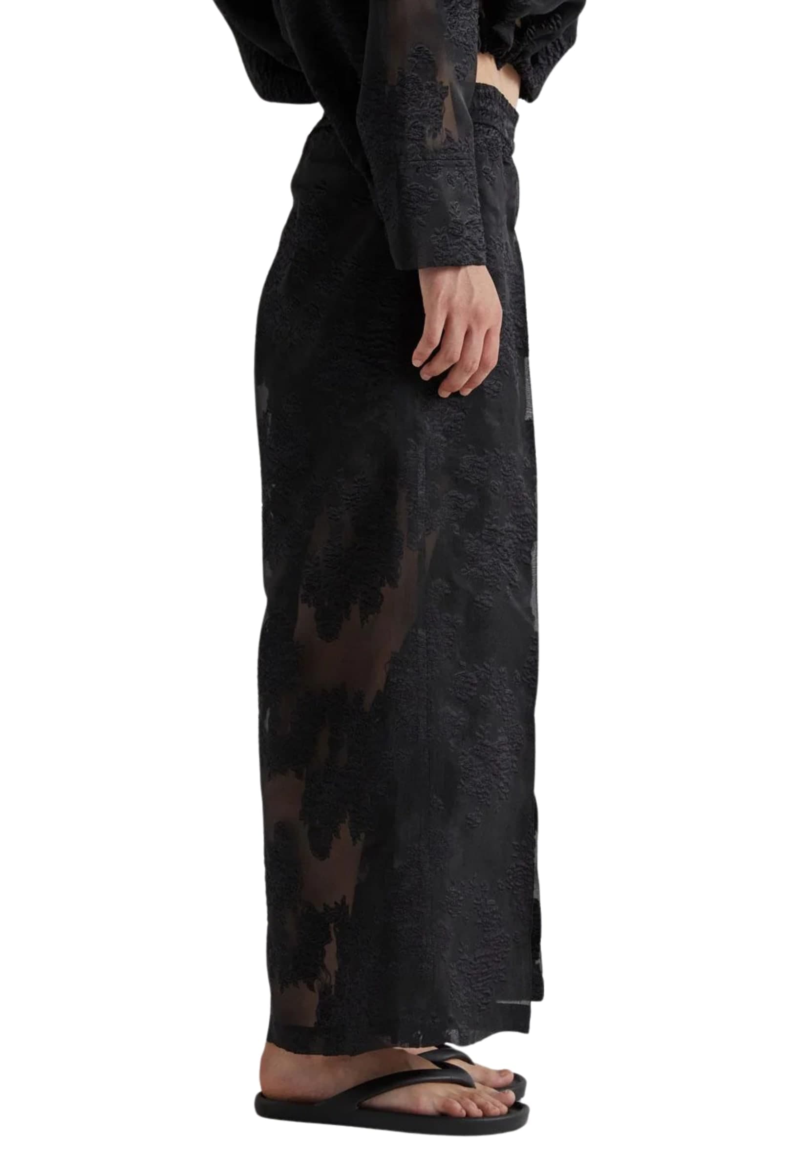 MEIMEIJ PANTALONE Donna  IN ORGANZA RICAMATA - 2